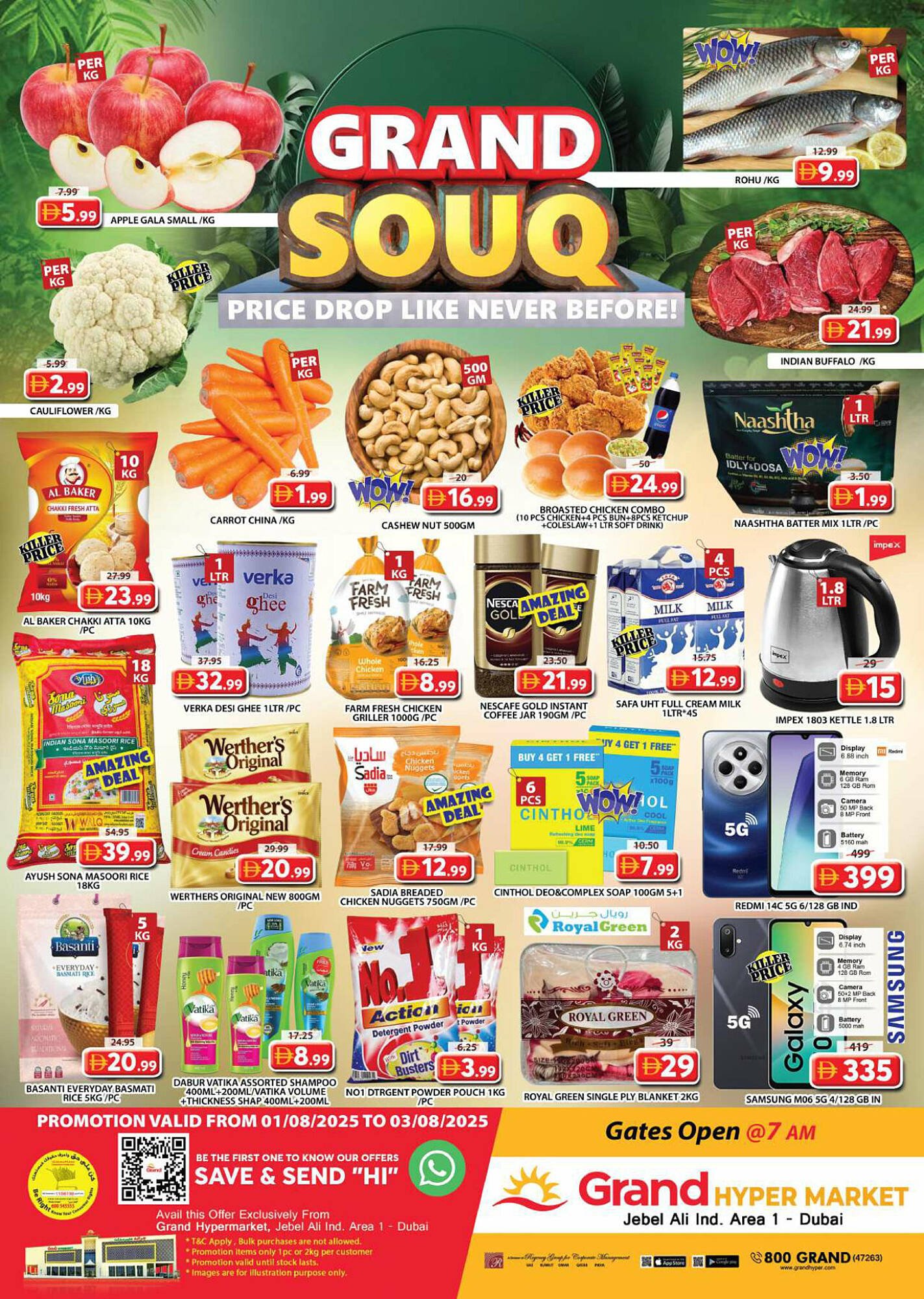 Grand Hyper Market catalogue (2025-08-01 - 2025-08-03) | 1