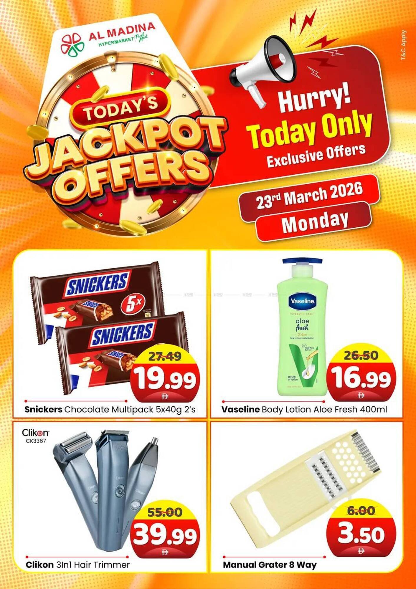 Al Madina Hypermarket catalogue (2026-03-23 - 2026-03-23)