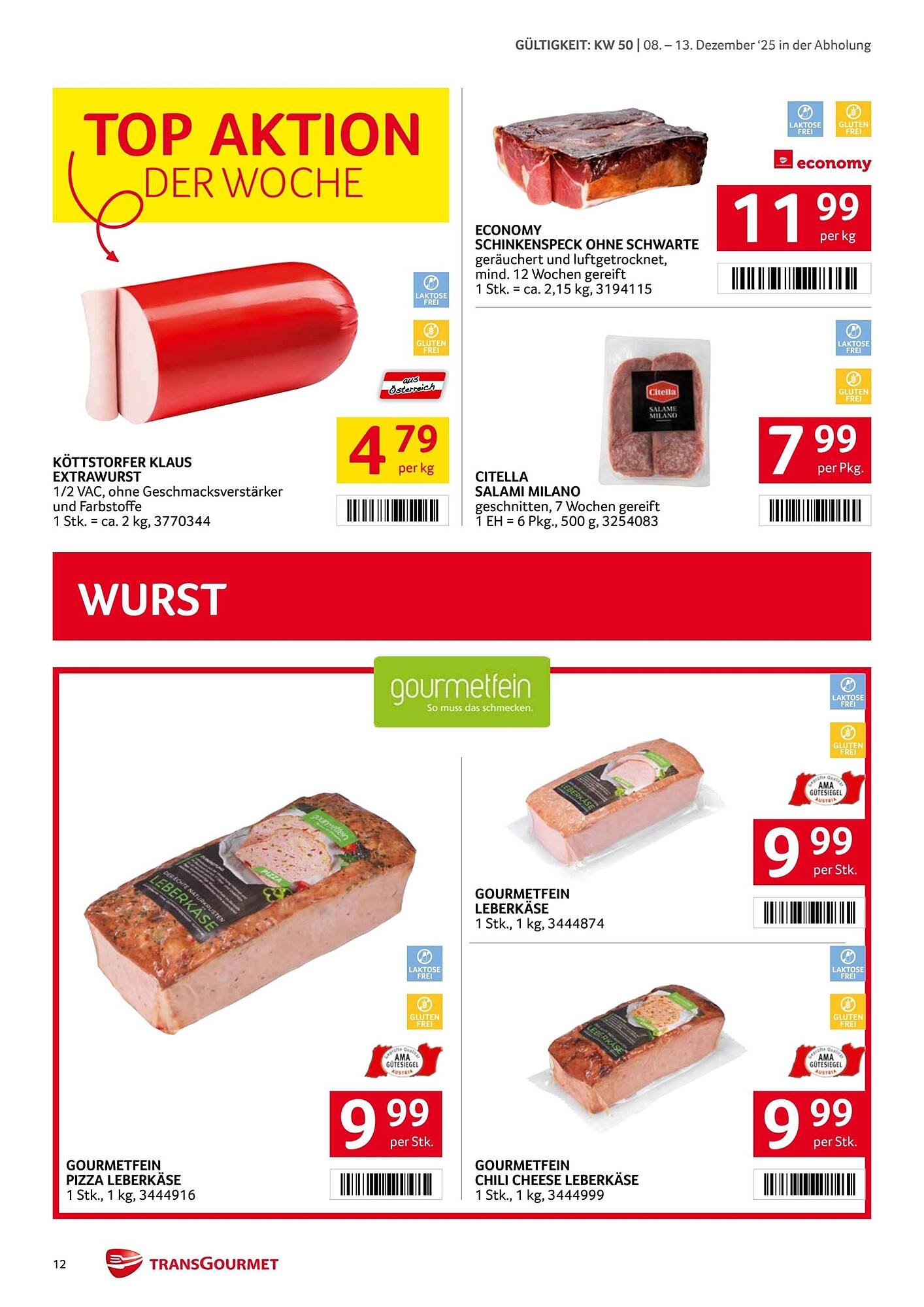 Transgourmet Flugblatt