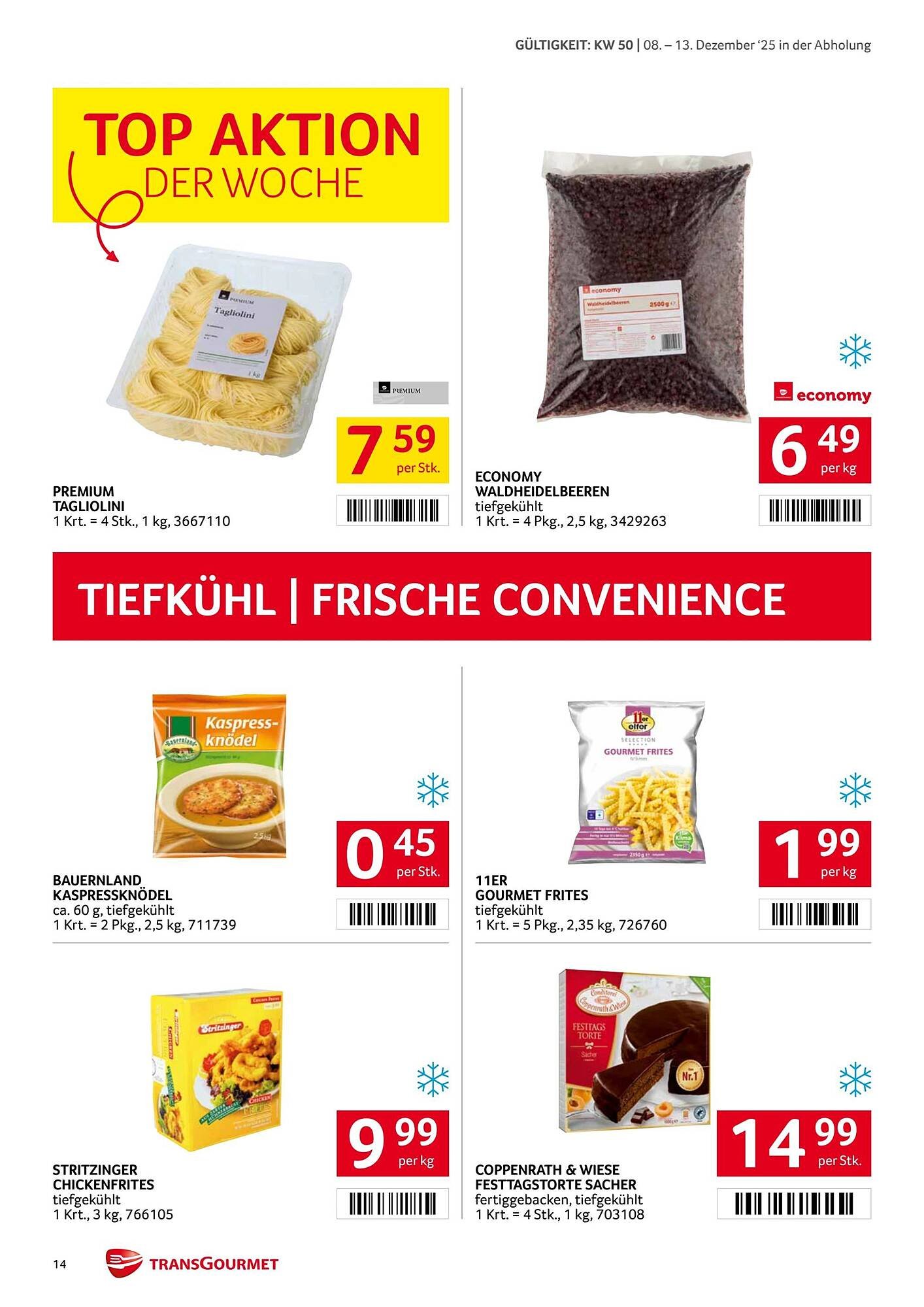 Transgourmet Flugblatt