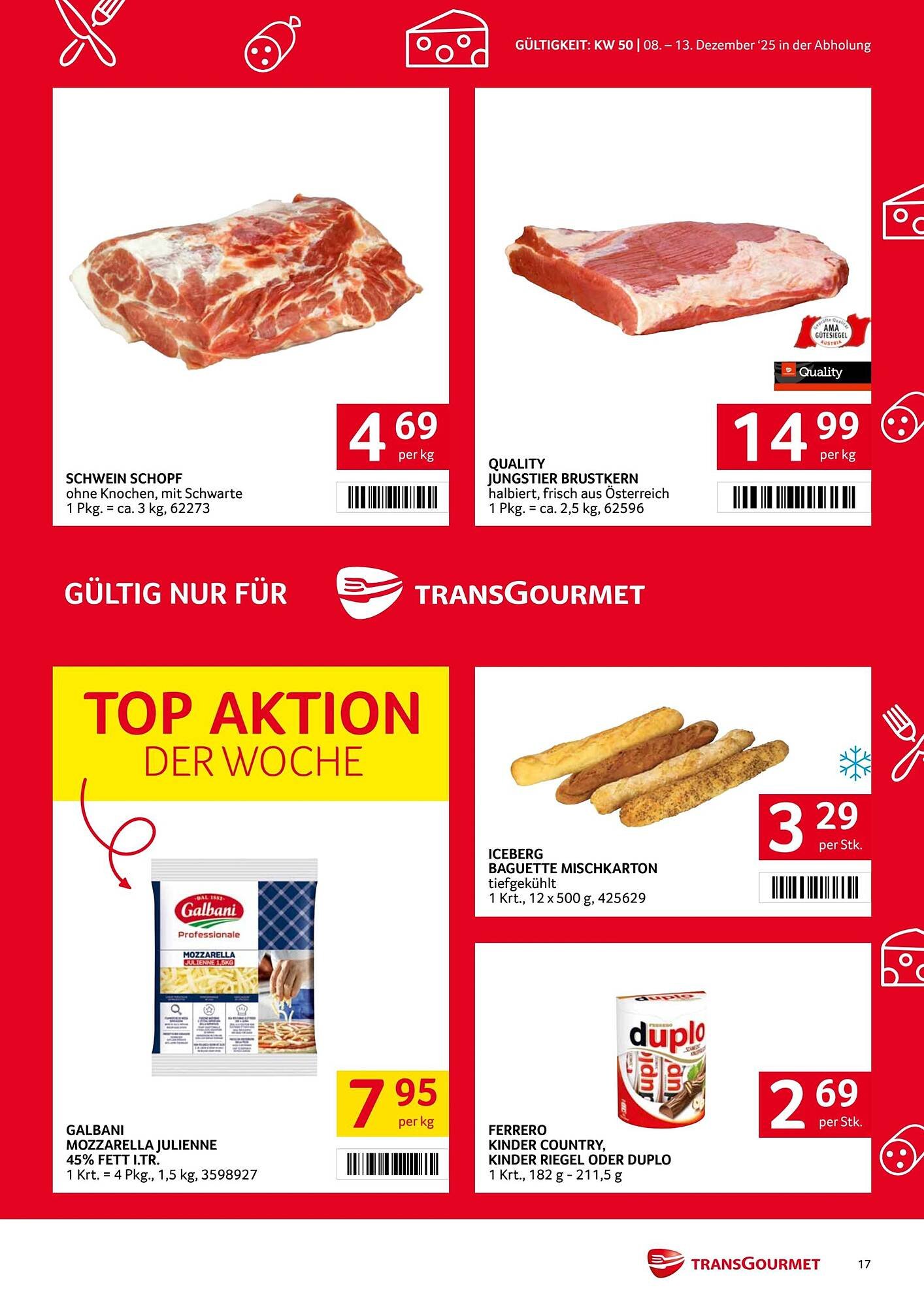 Transgourmet Flugblatt