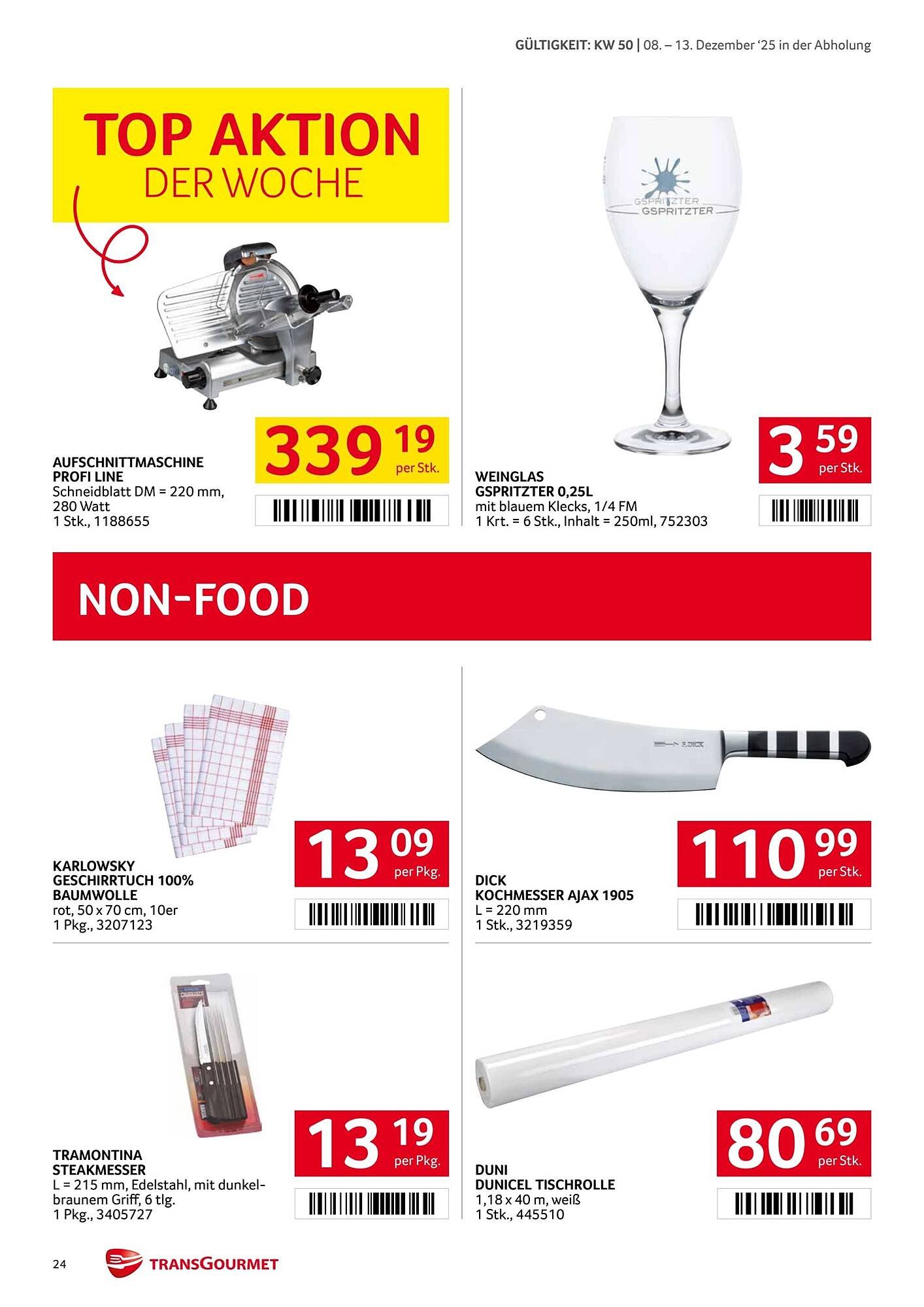 Transgourmet Flugblatt