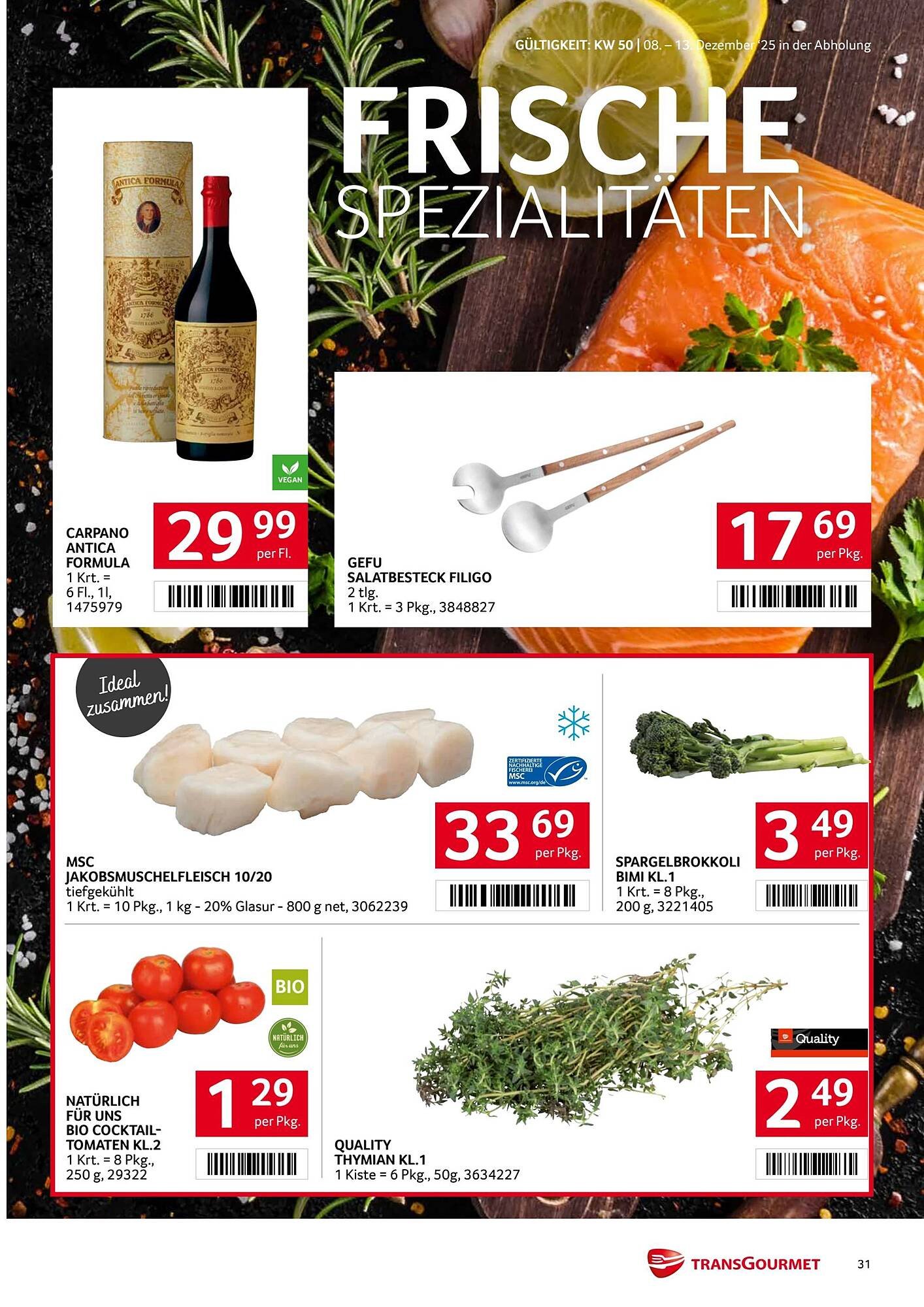 Transgourmet Flugblatt