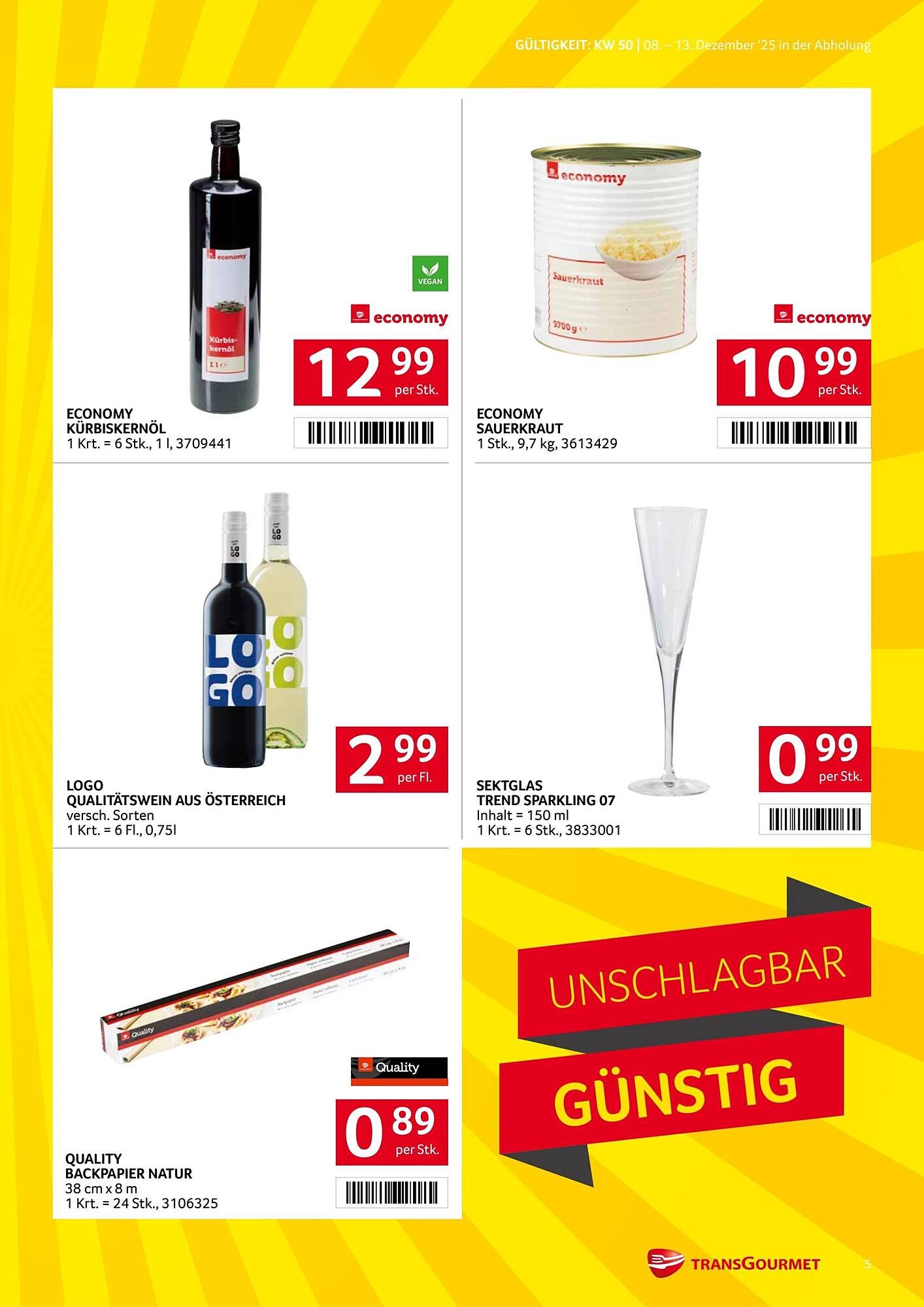 Transgourmet Flugblatt