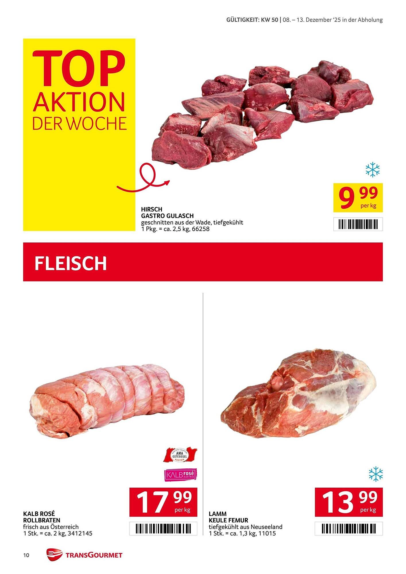 Transgourmet Flugblatt