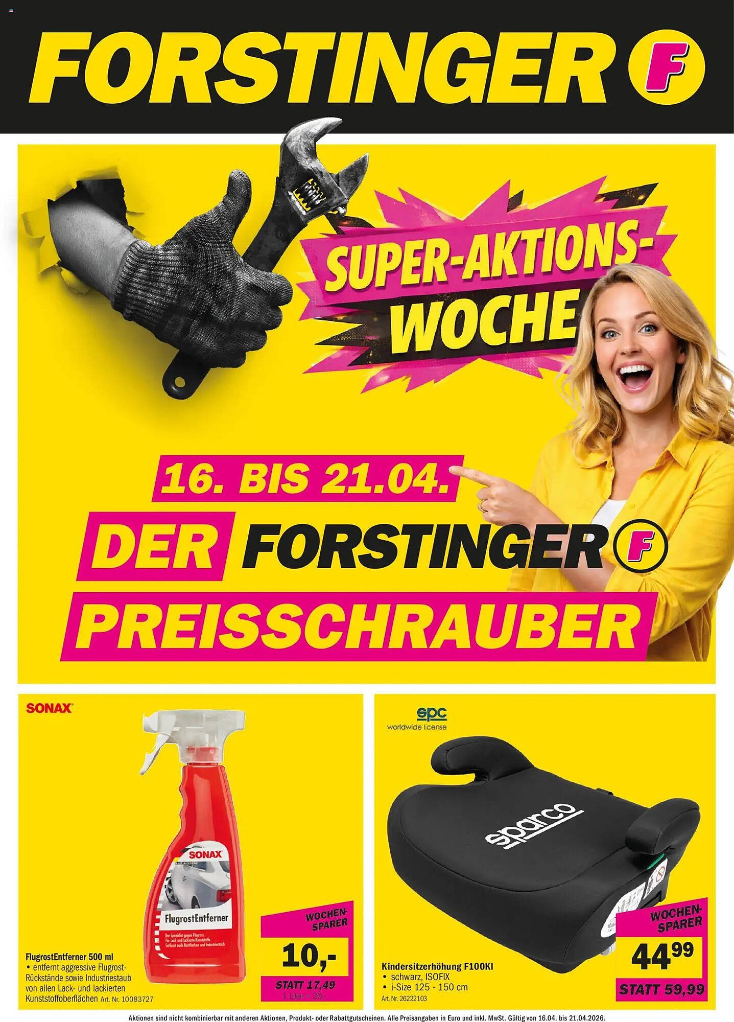 Forstinger Flugblatt