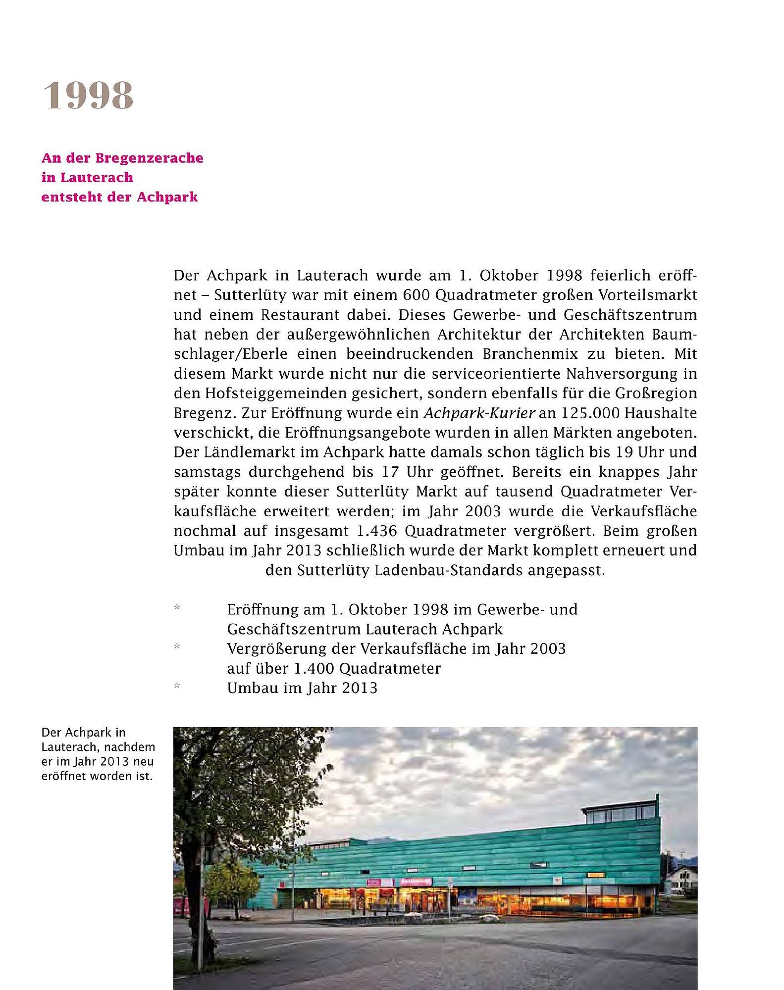 Sutterlüty Flugblatt