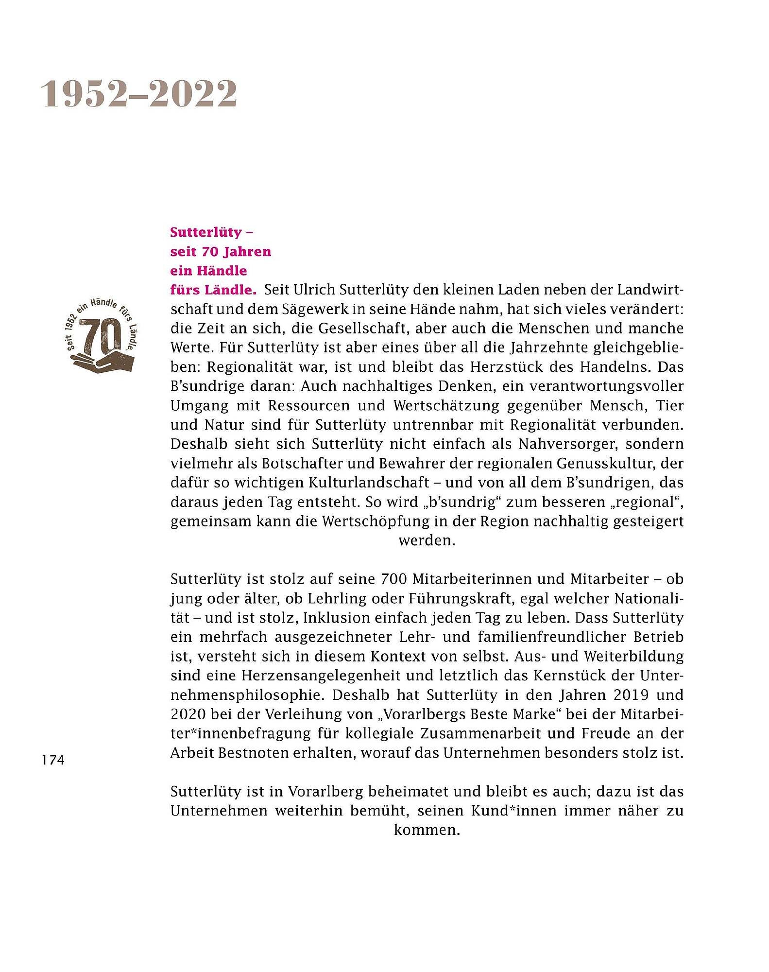 Sutterlüty Flugblatt