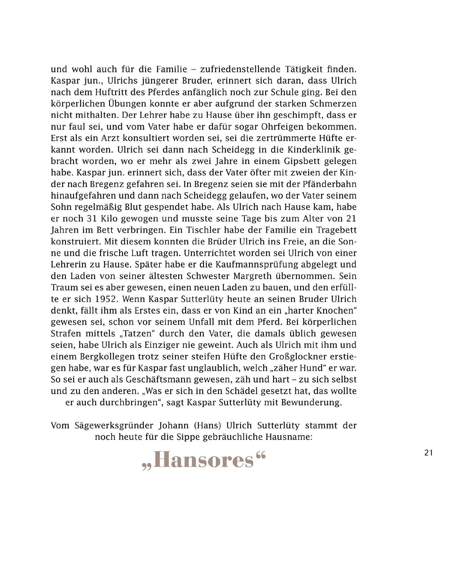 Sutterlüty Flugblatt