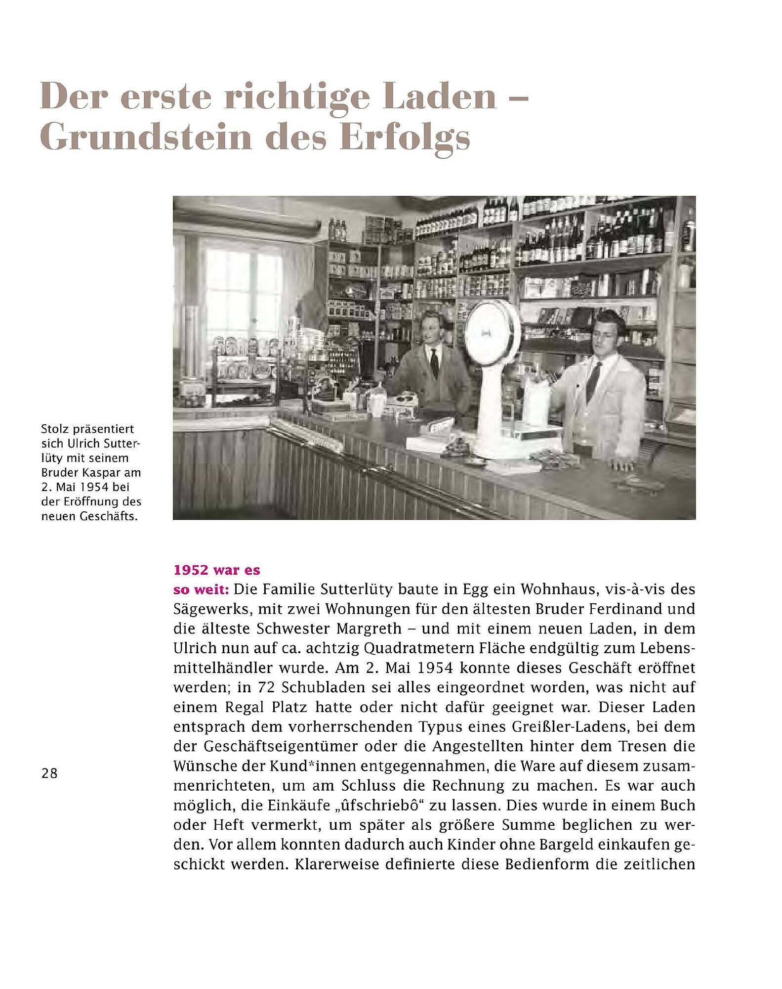 Sutterlüty Flugblatt