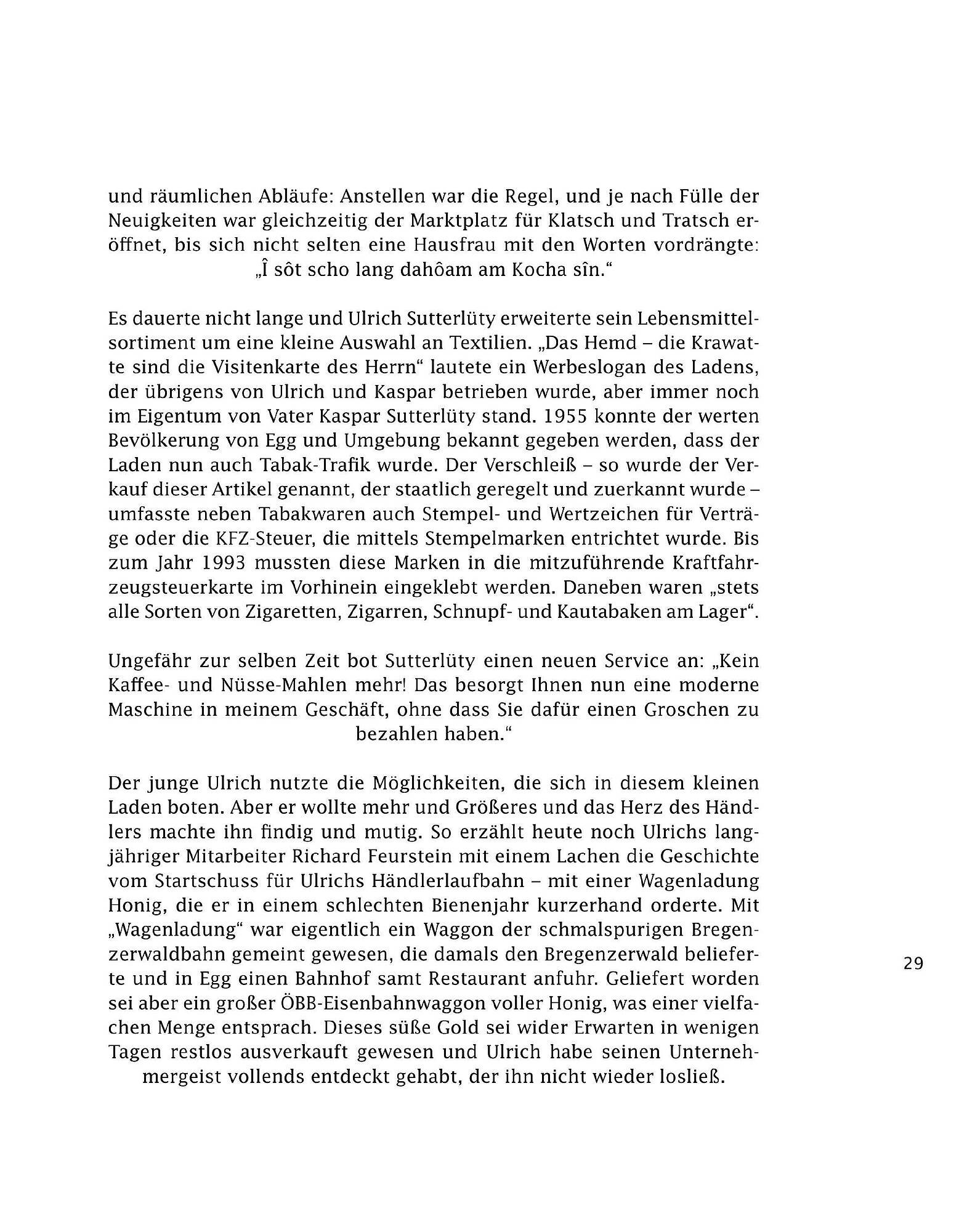 Sutterlüty Flugblatt