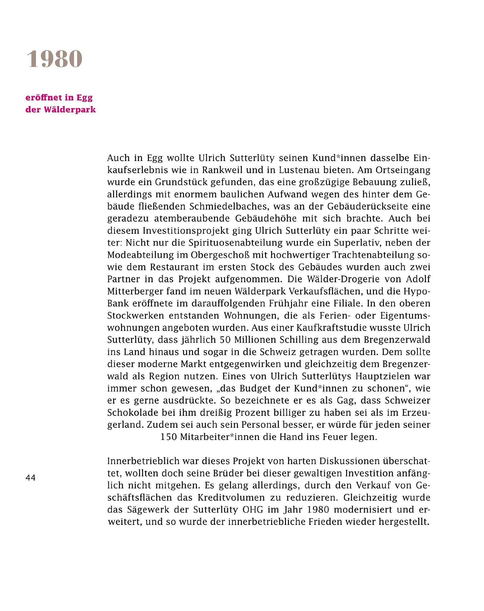 Sutterlüty Flugblatt