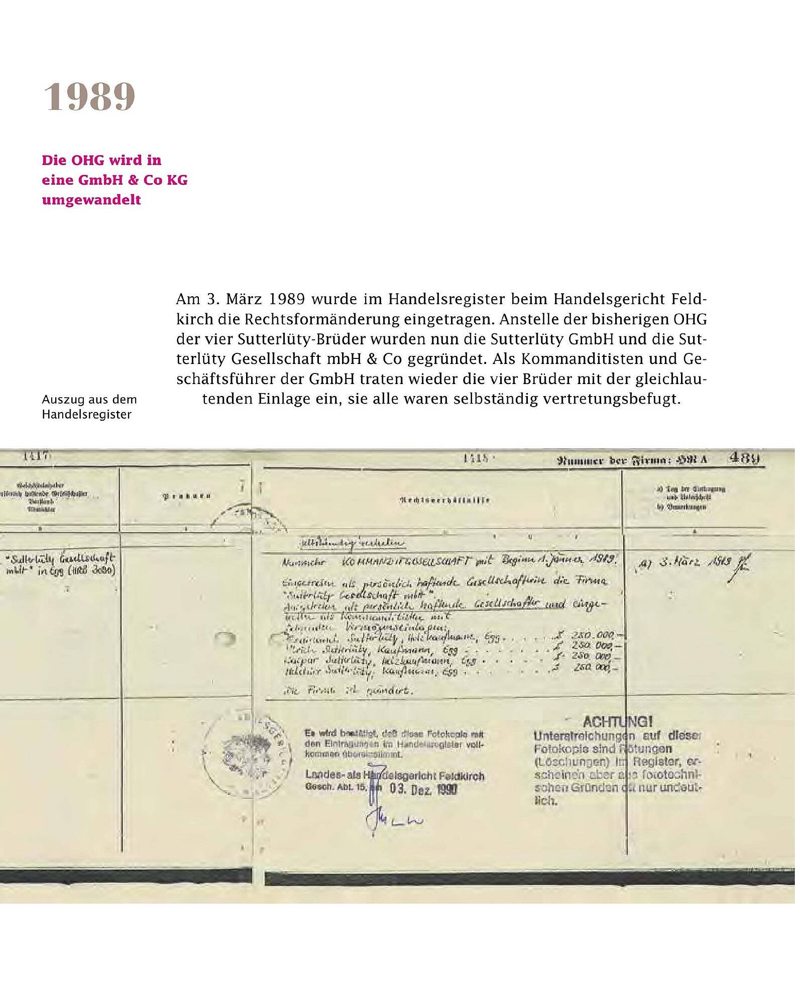 Sutterlüty Flugblatt