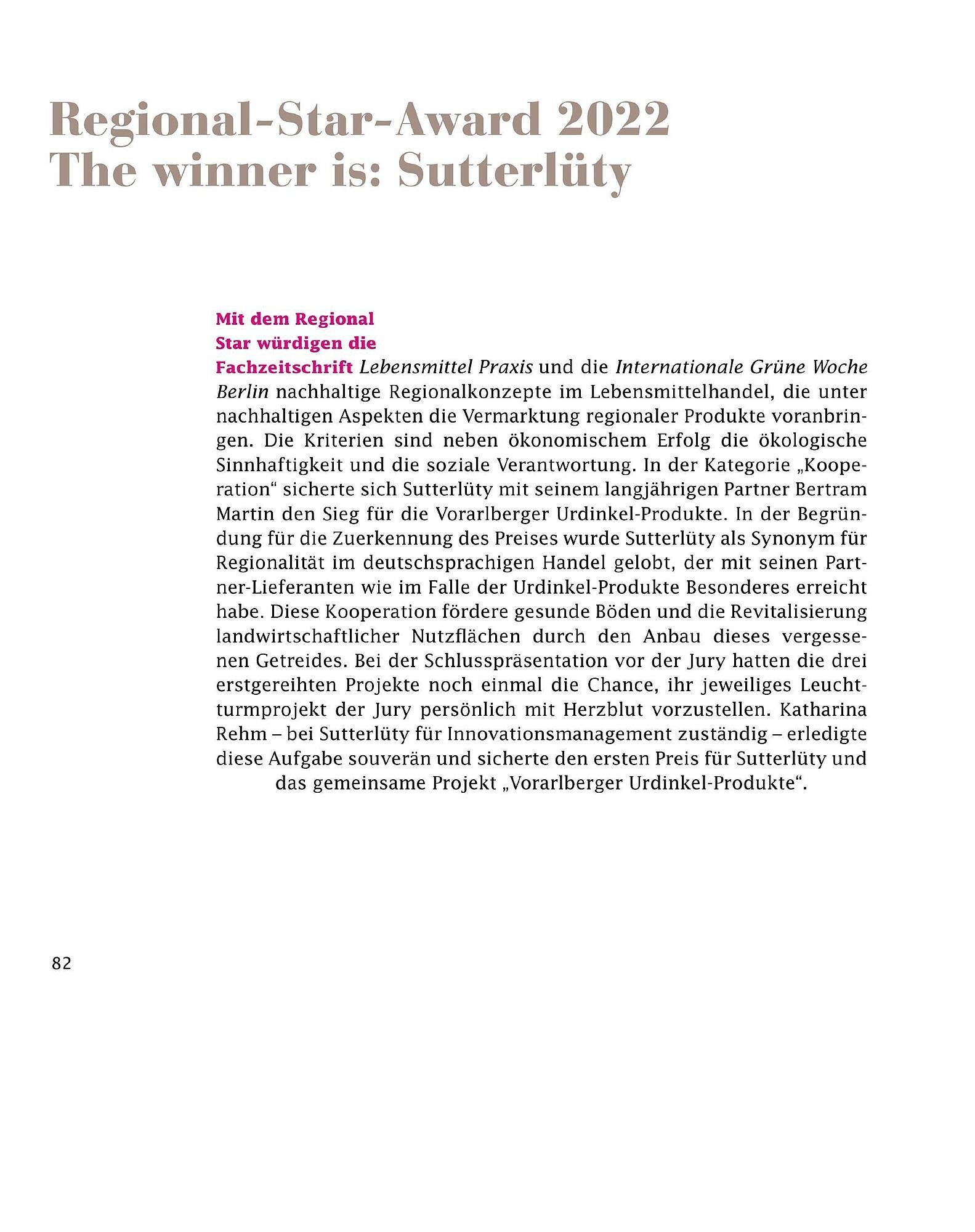 Sutterlüty Flugblatt