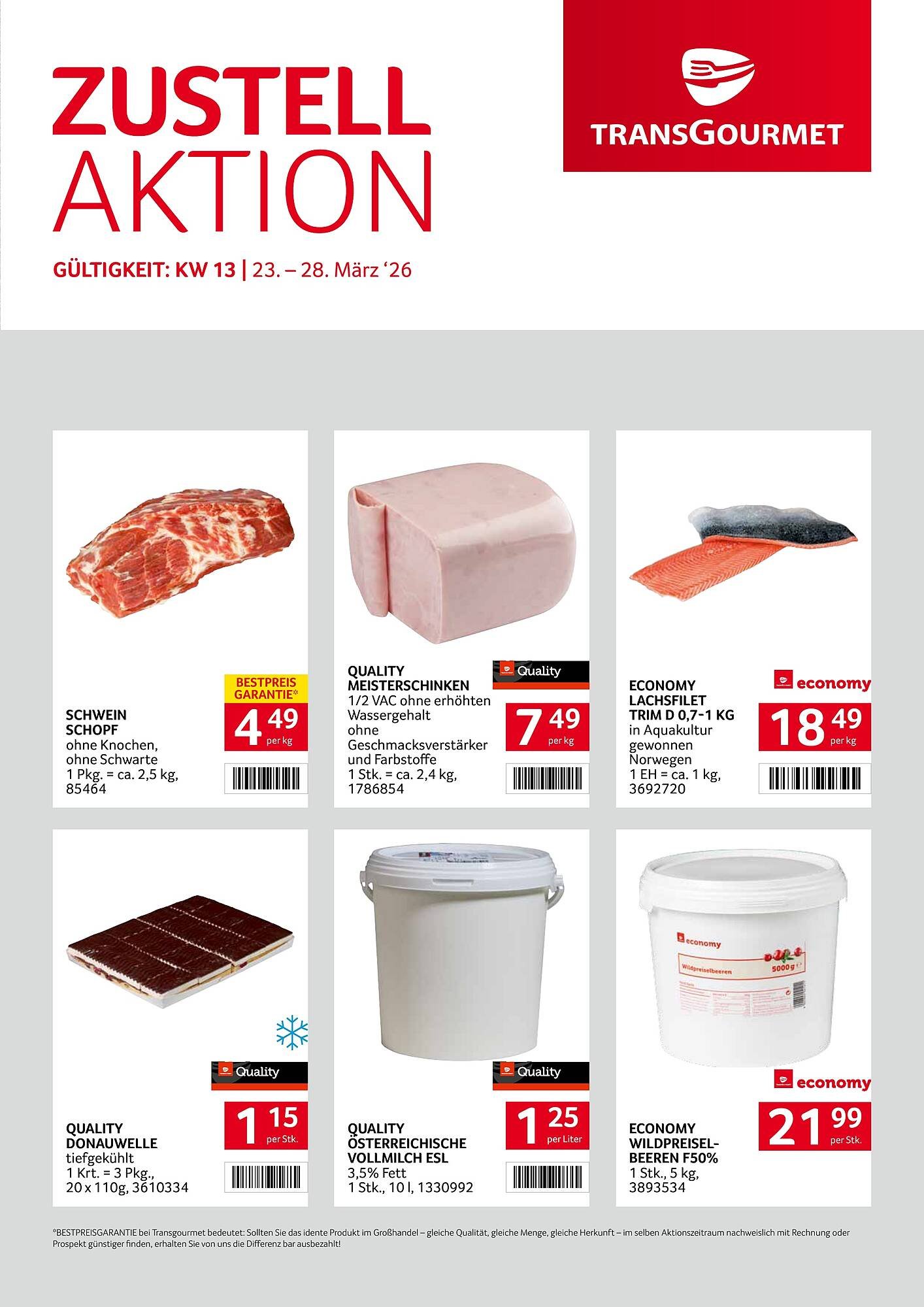 Transgourmet Flugblatt