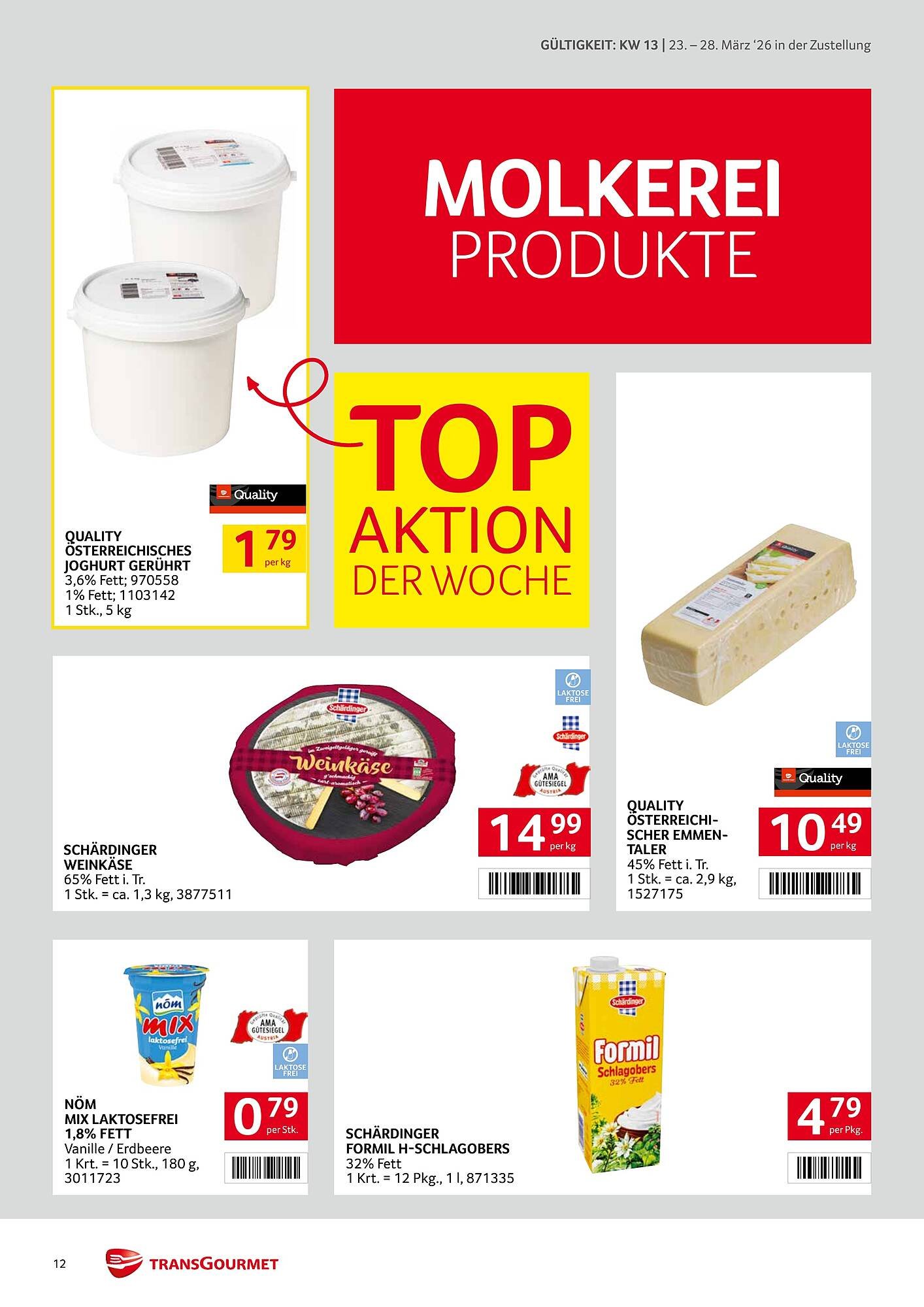 Transgourmet Flugblatt