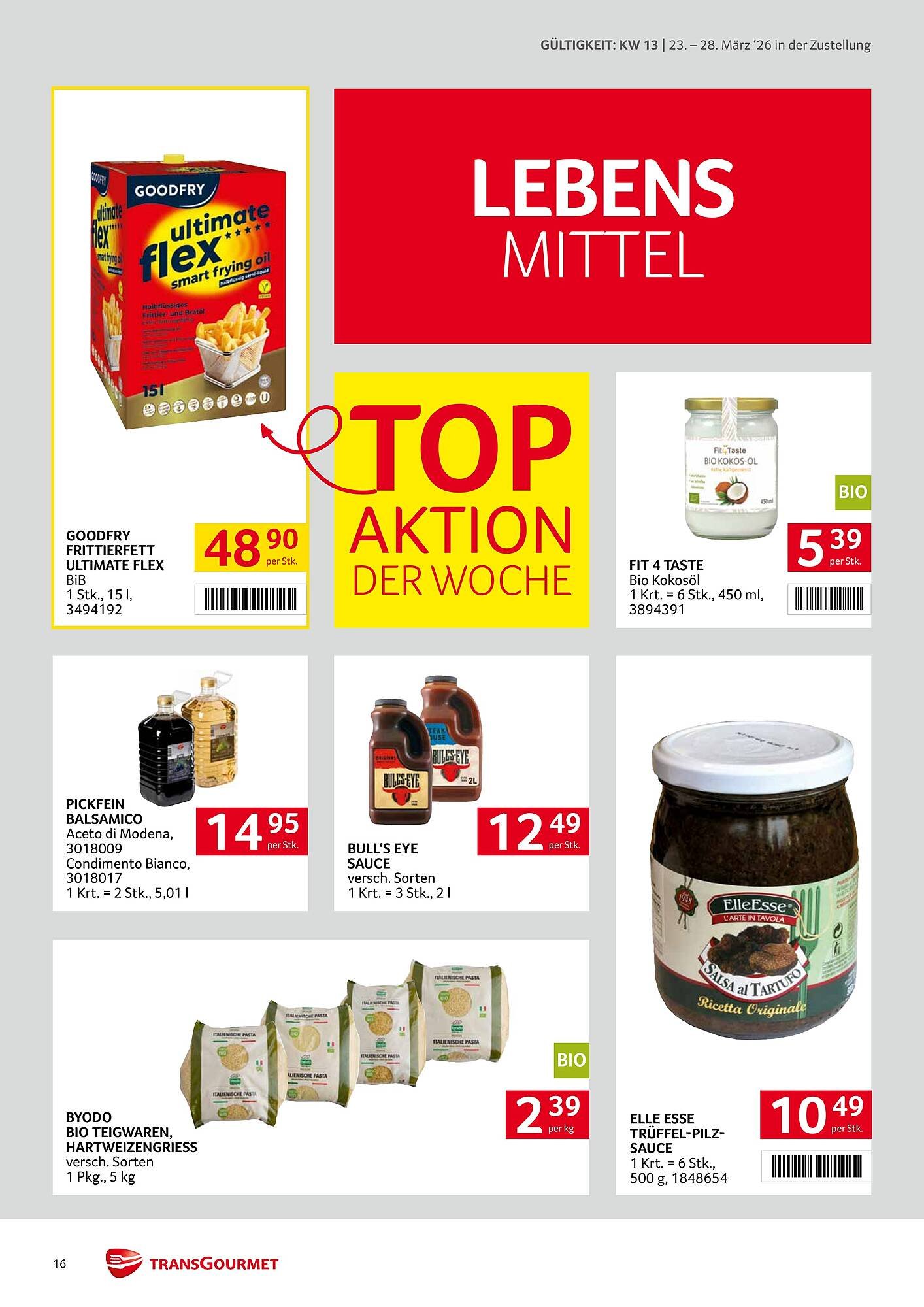 Transgourmet Flugblatt