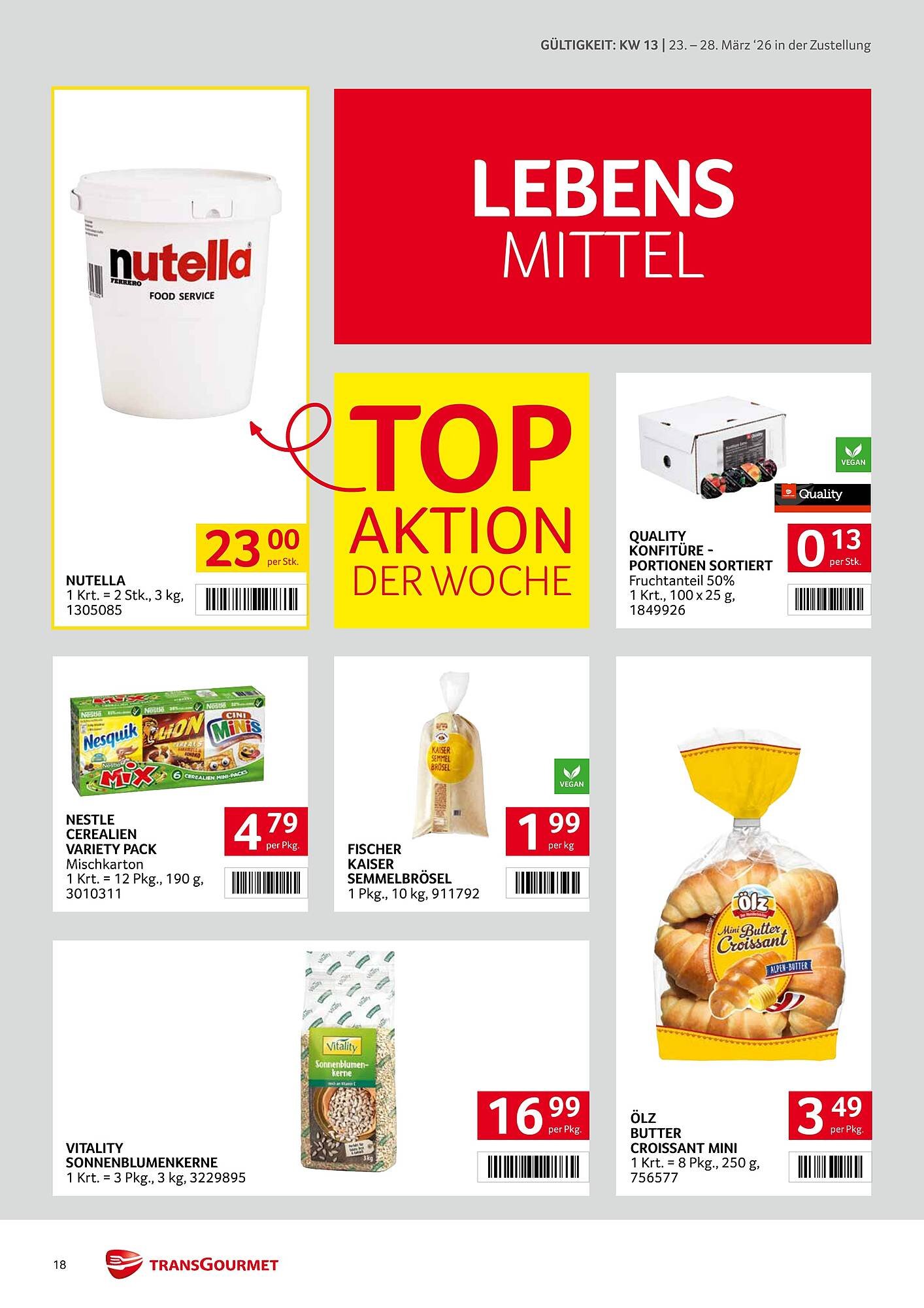 Transgourmet Flugblatt