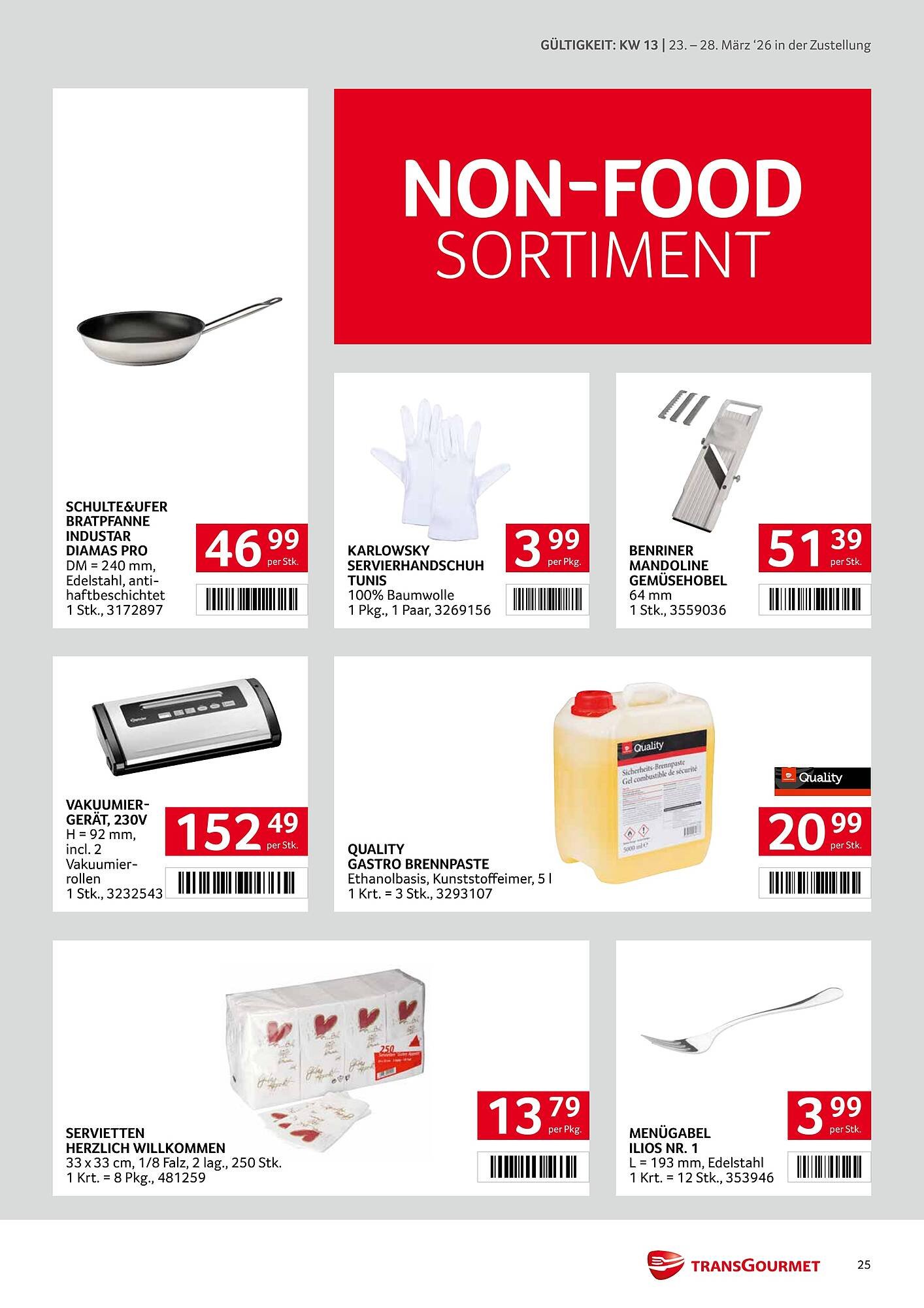 Transgourmet Flugblatt