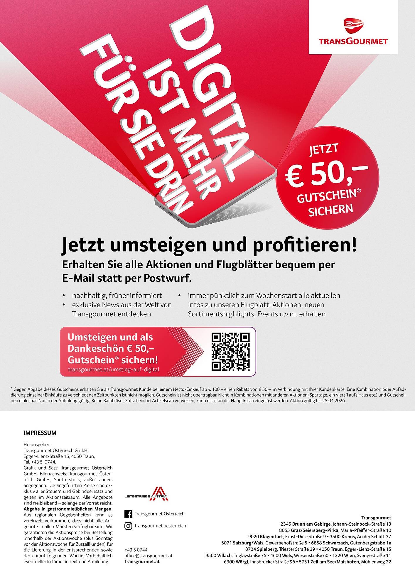 Transgourmet Flugblatt