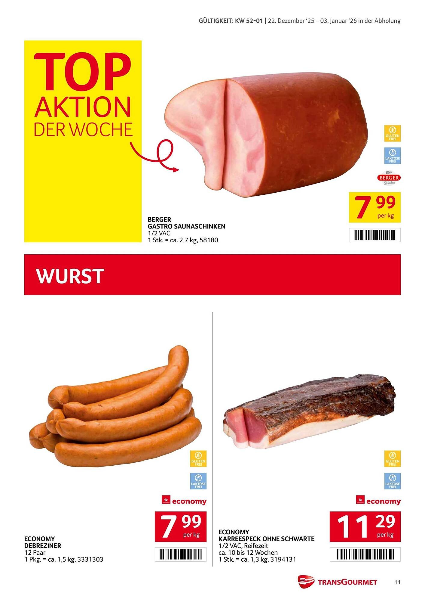 Transgourmet Flugblatt