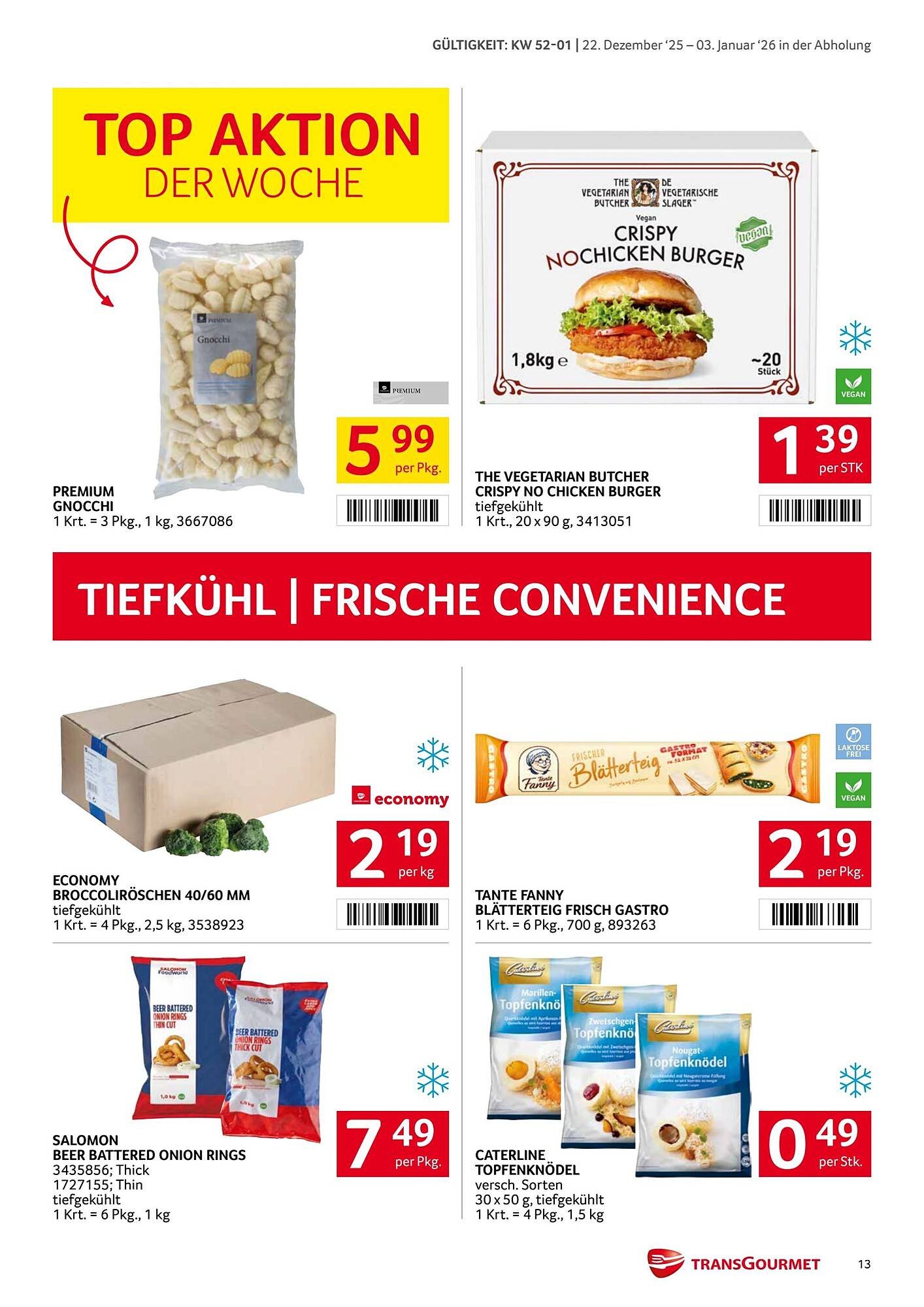 Transgourmet Flugblatt