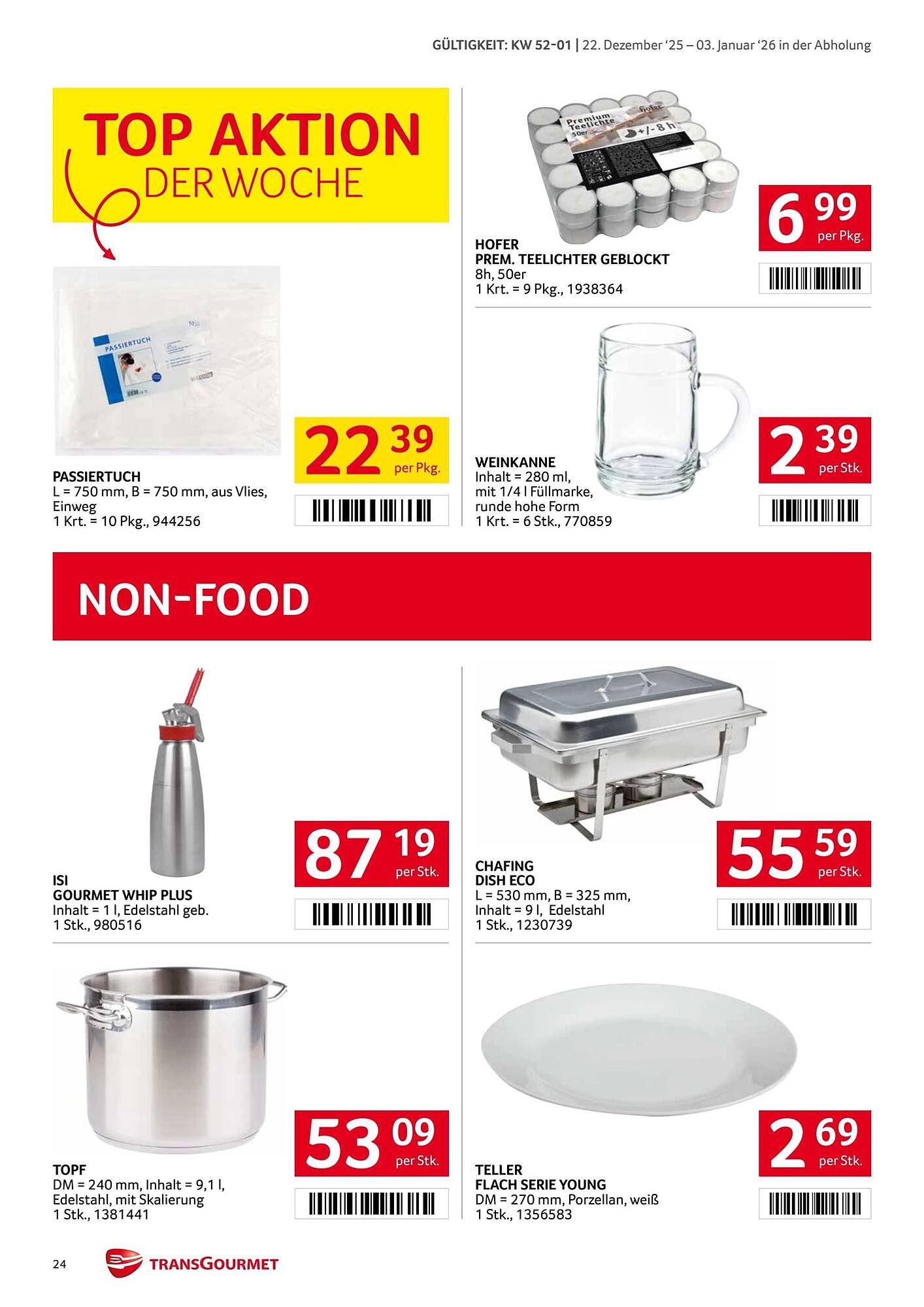 Transgourmet Flugblatt