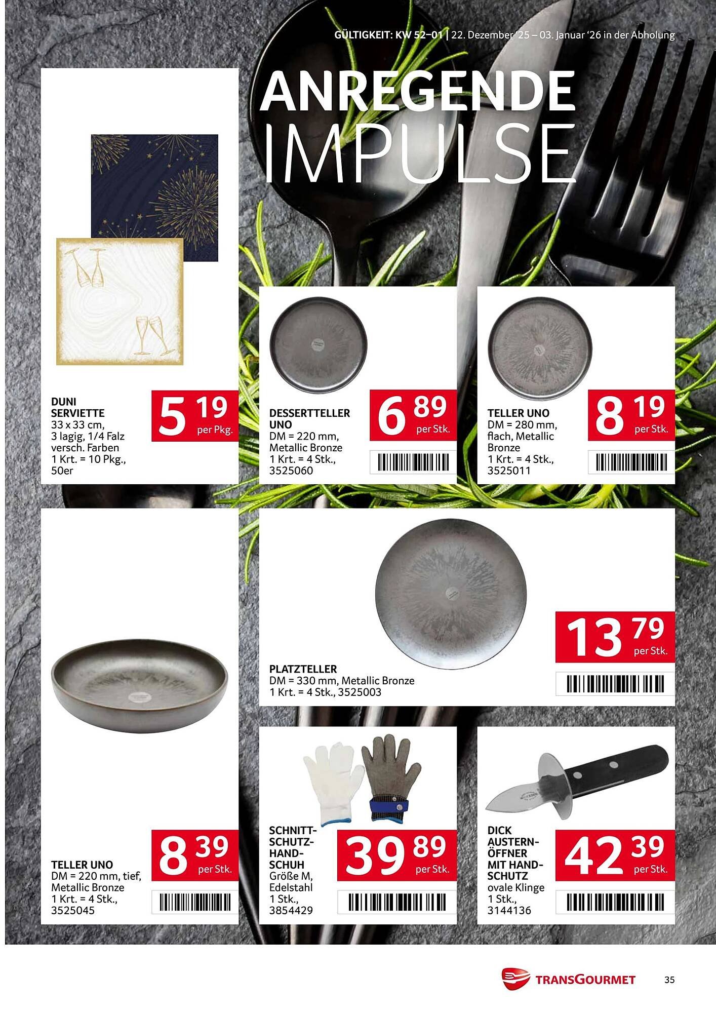 Transgourmet Flugblatt