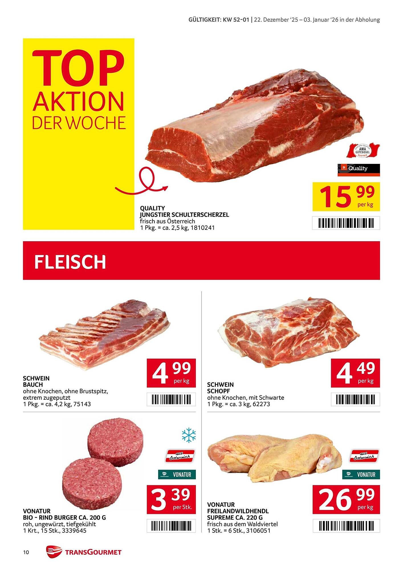 Transgourmet Flugblatt