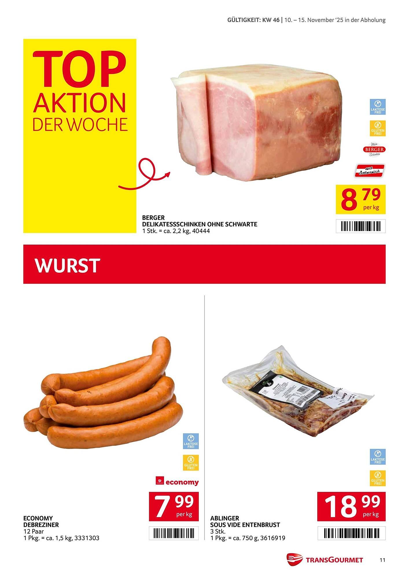 Transgourmet Flugblatt