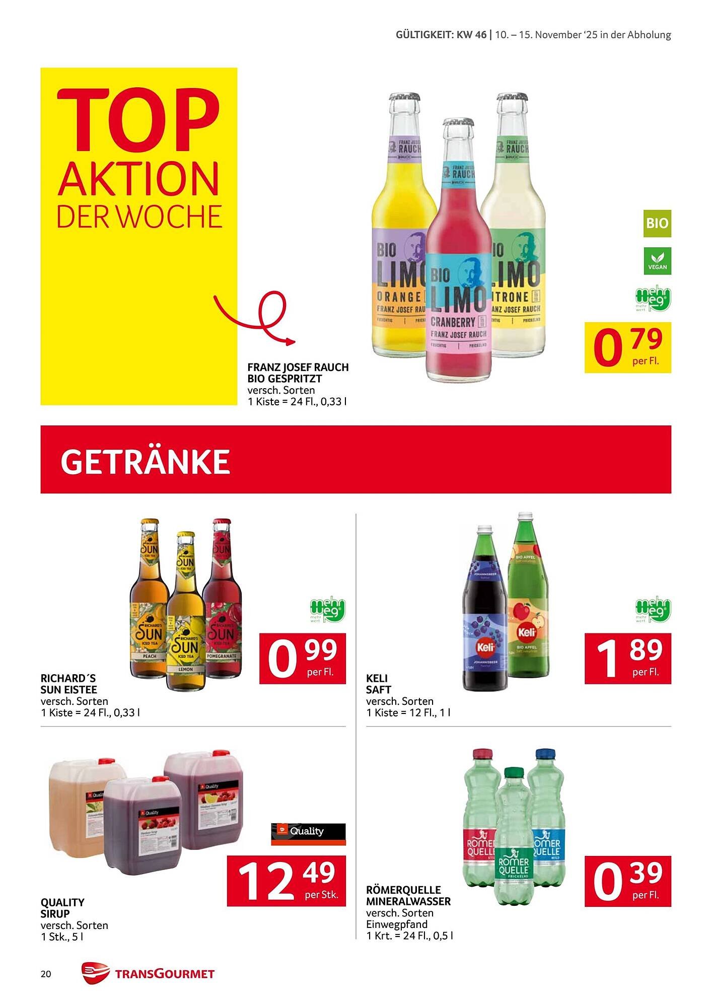 Transgourmet Flugblatt