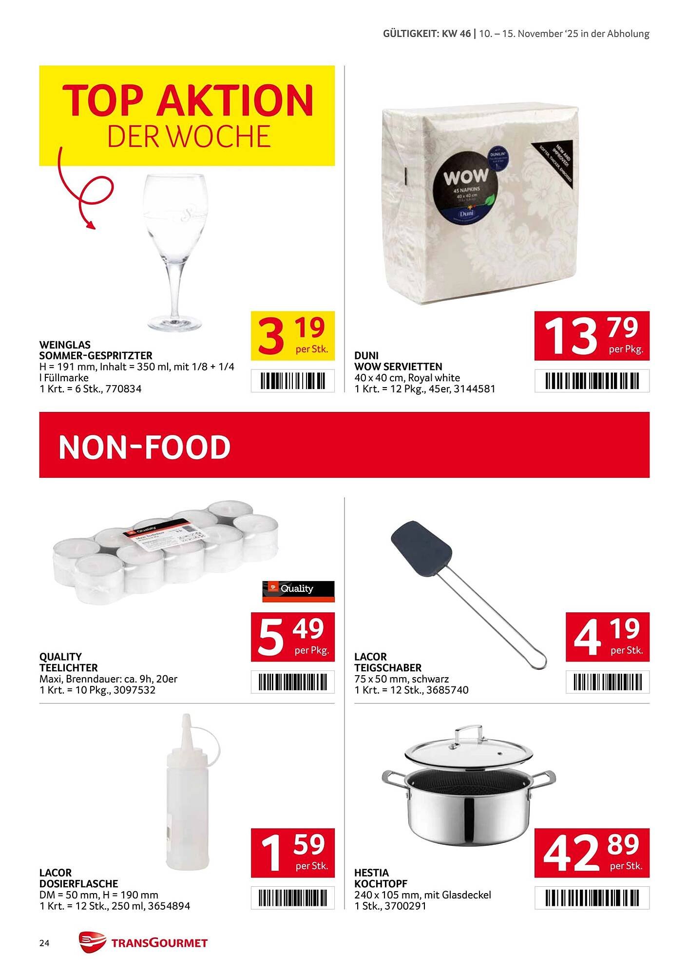 Transgourmet Flugblatt