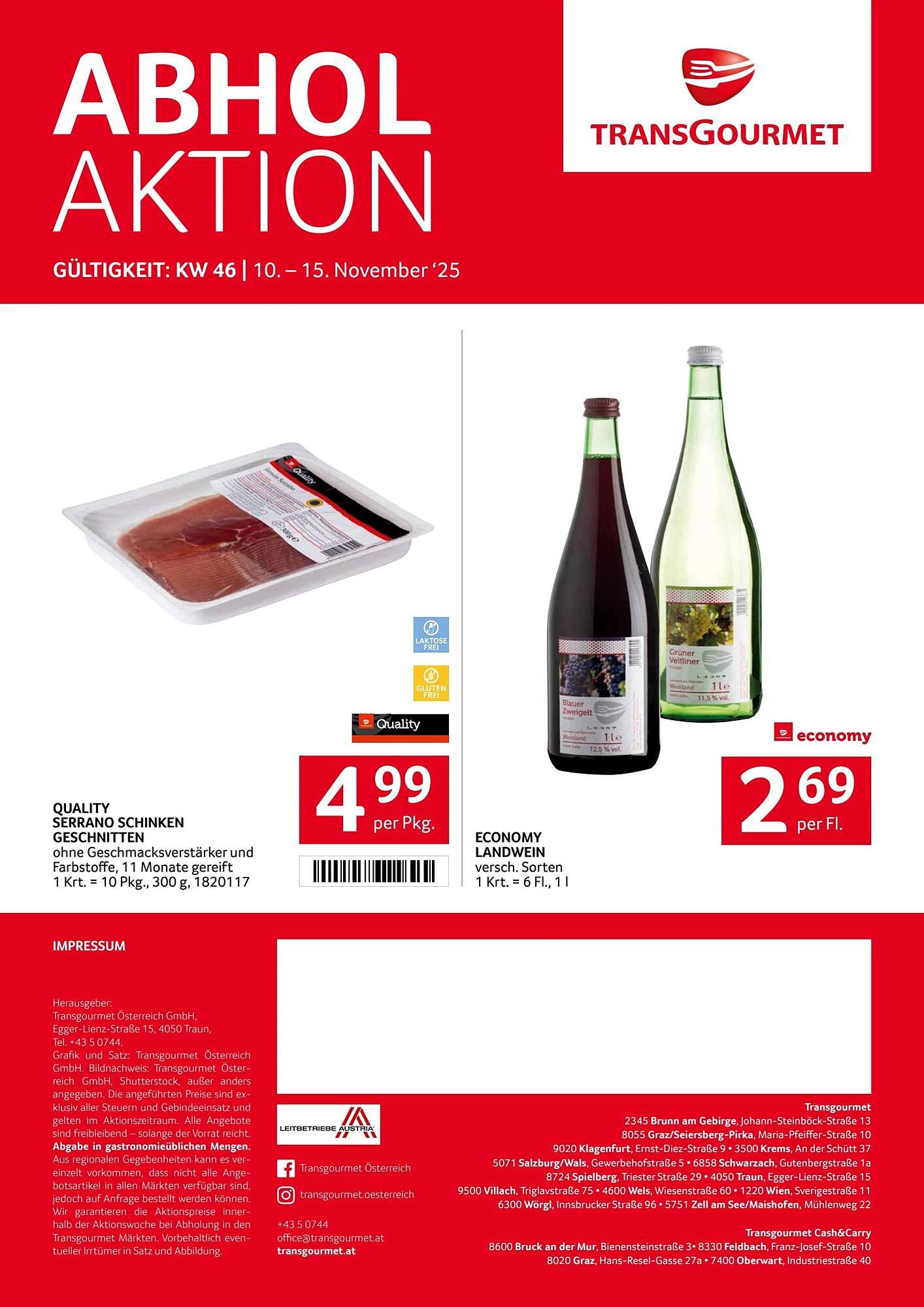 Transgourmet Flugblatt