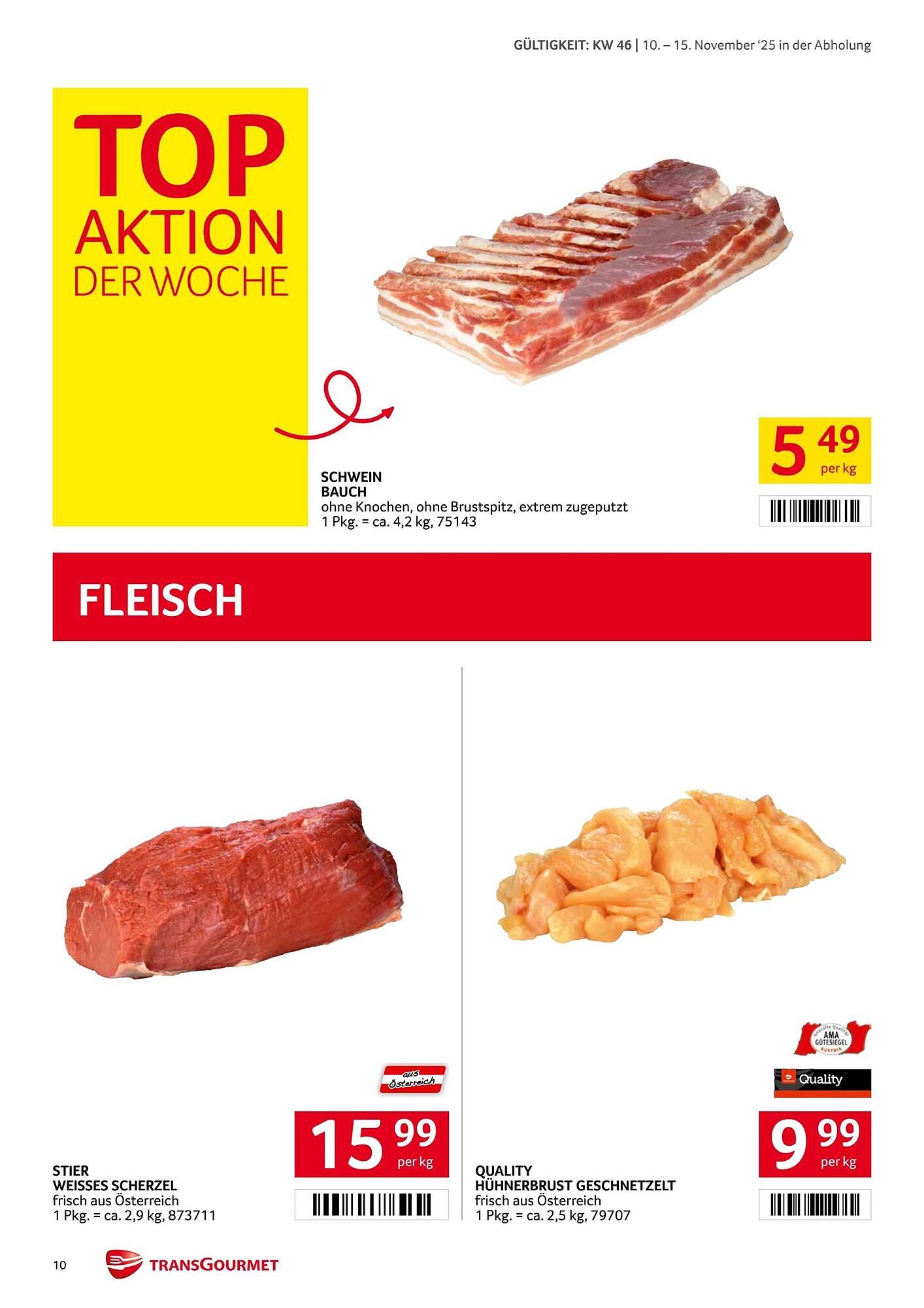 Transgourmet Flugblatt