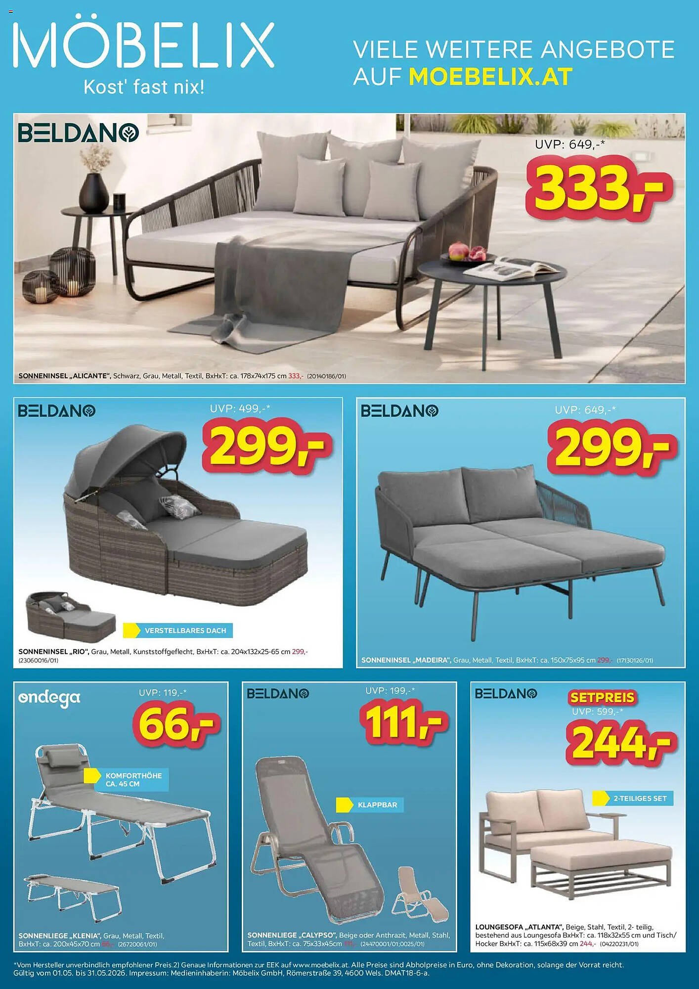 Möbelix Prospekt