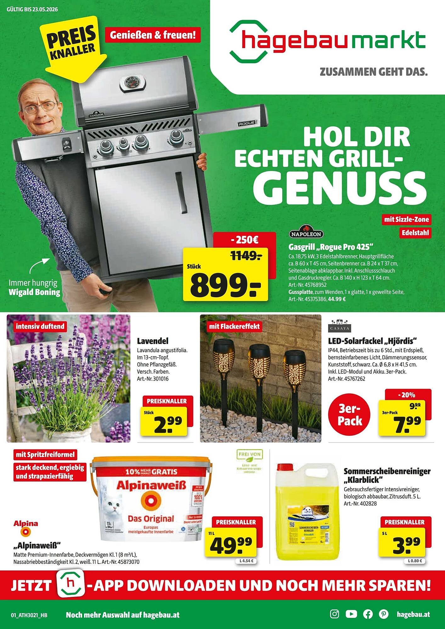 Hagebau Flugblatt