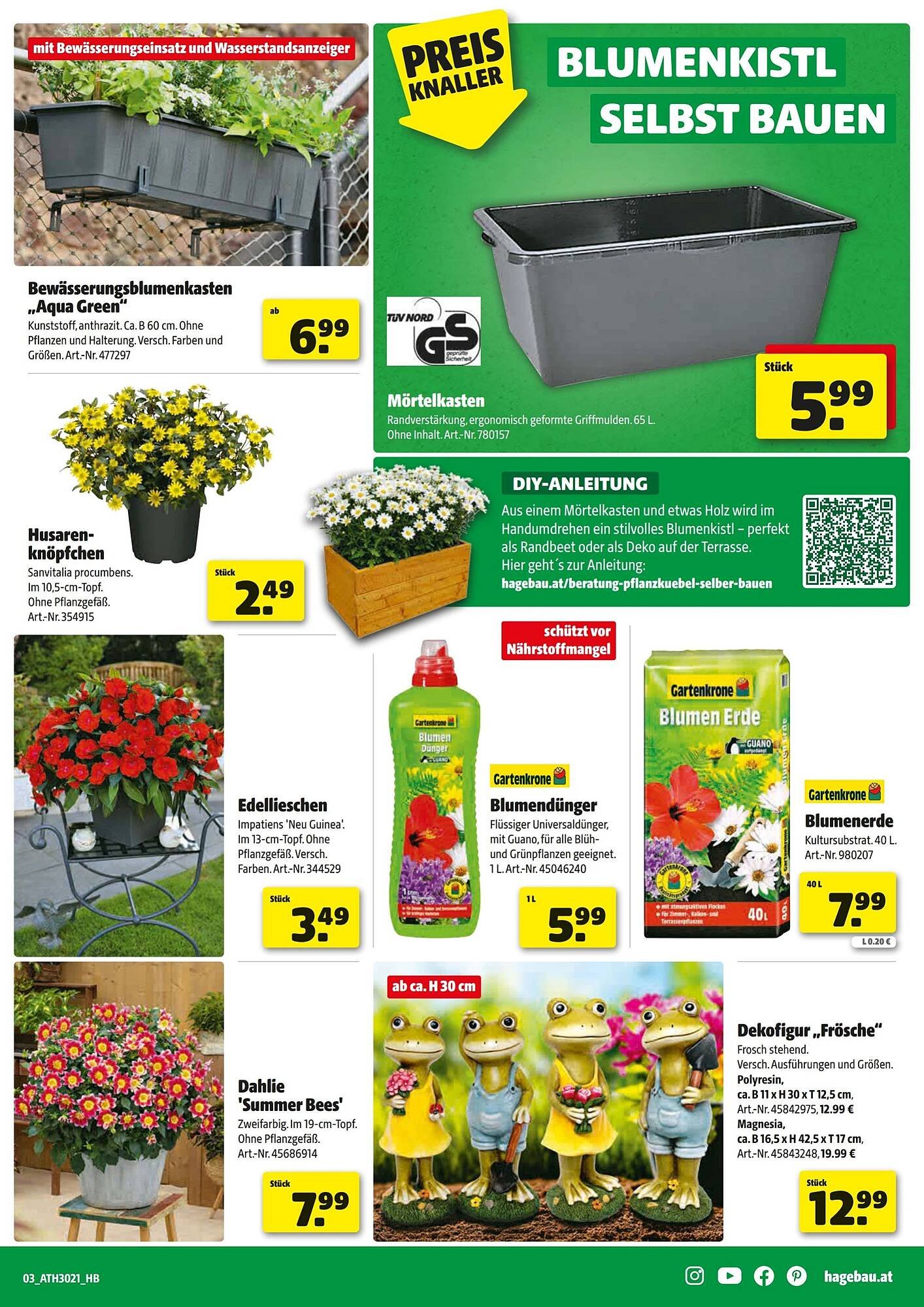 Hagebau Flugblatt