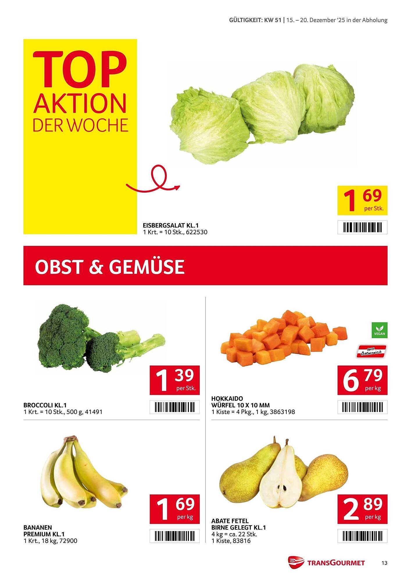 Transgourmet Flugblatt