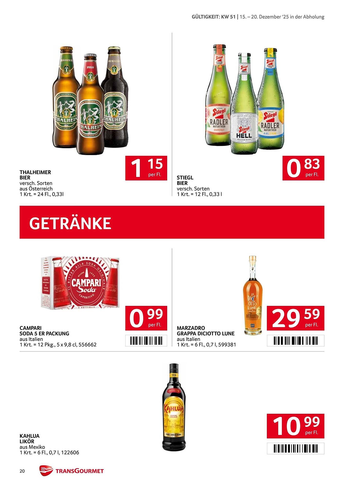 Transgourmet Flugblatt