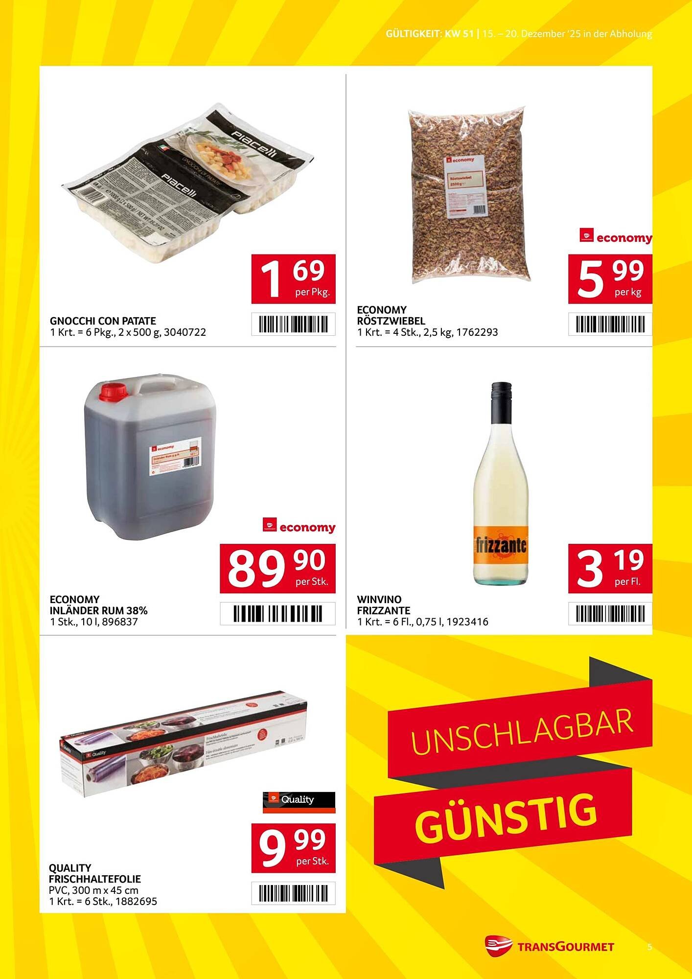 Transgourmet Flugblatt