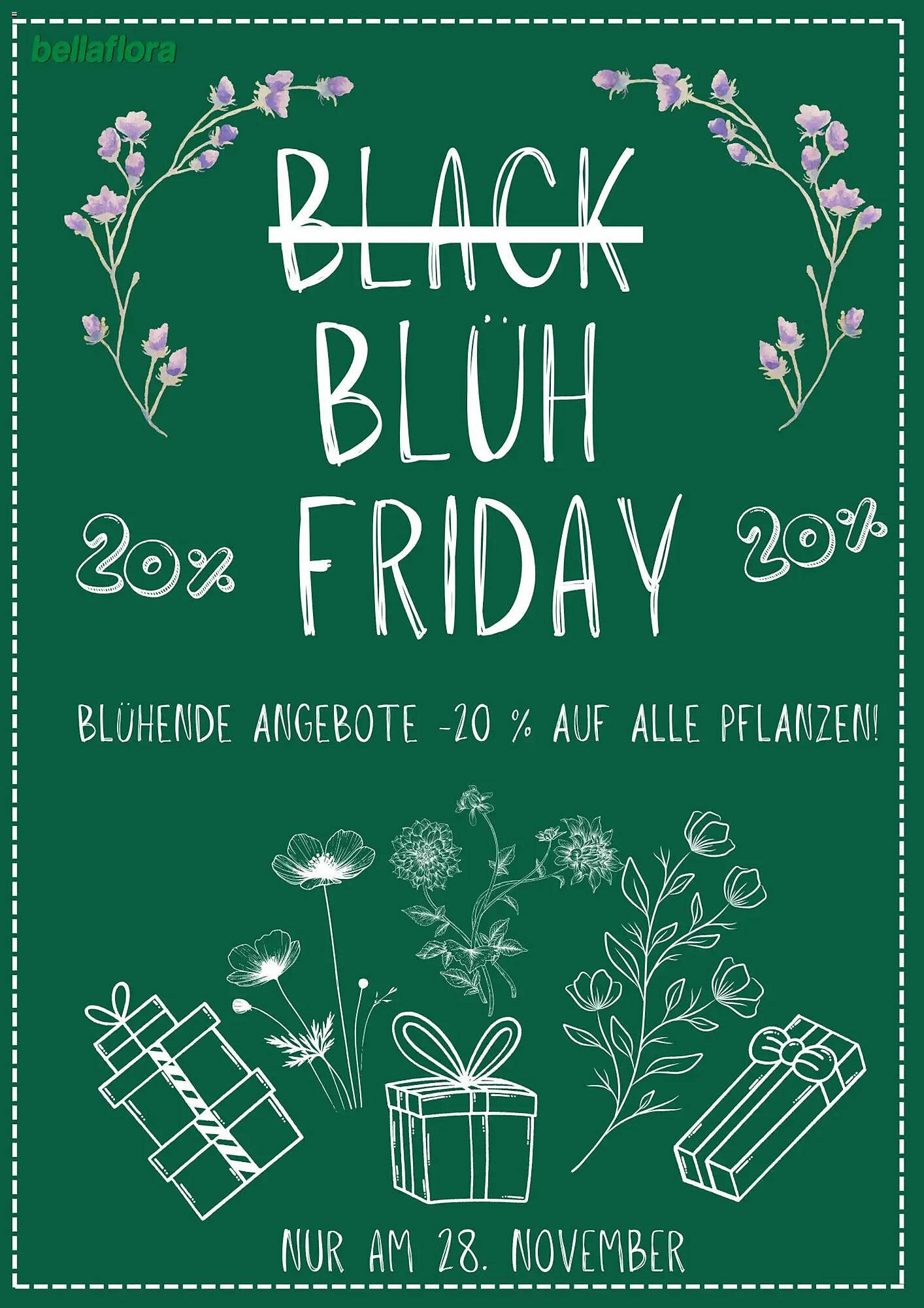 Bellaflora Flugblatt