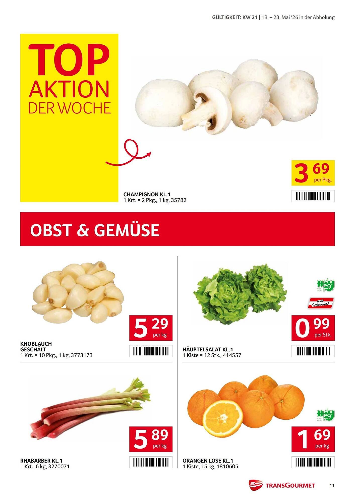 Transgourmet Flugblatt