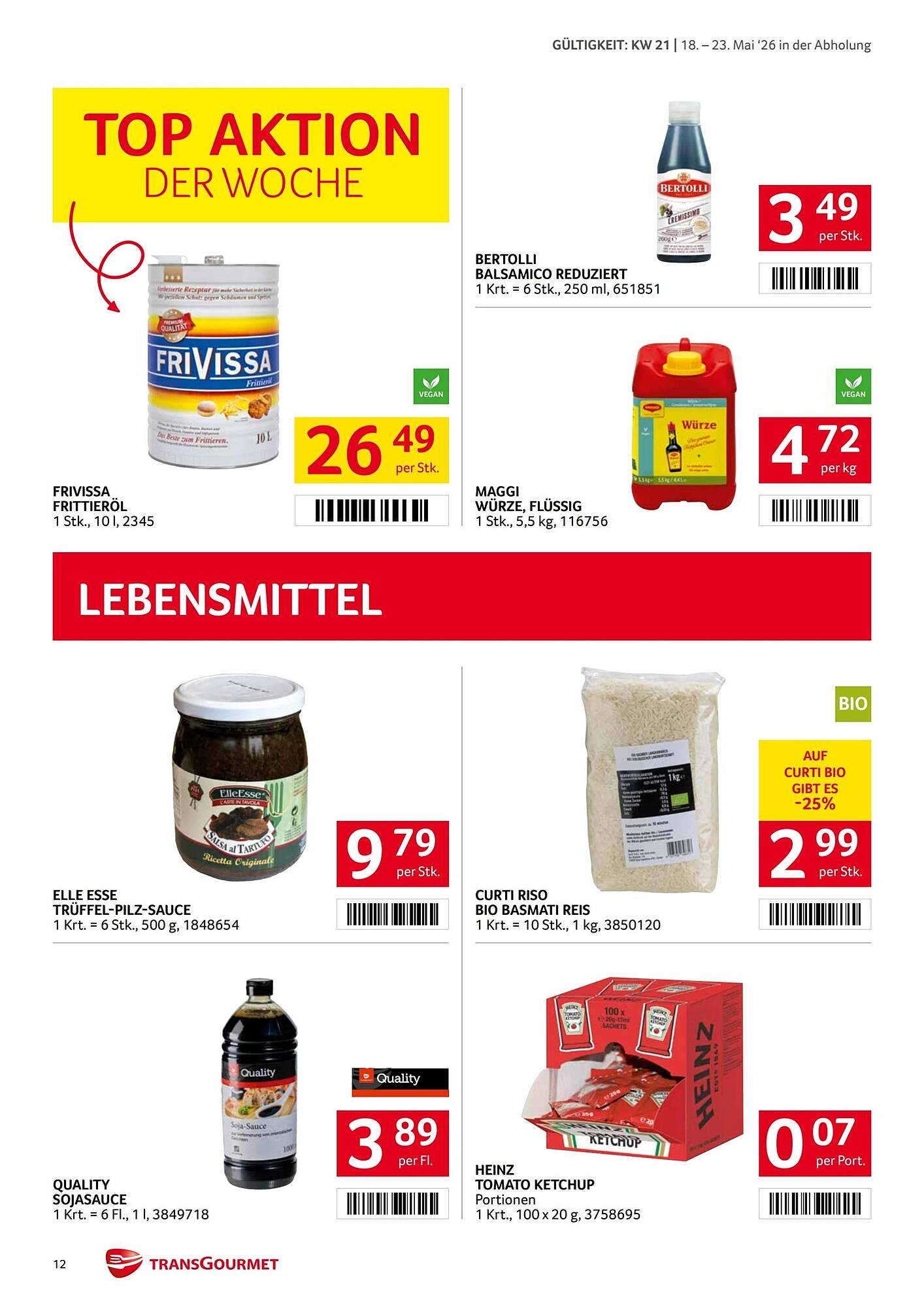 Transgourmet Flugblatt