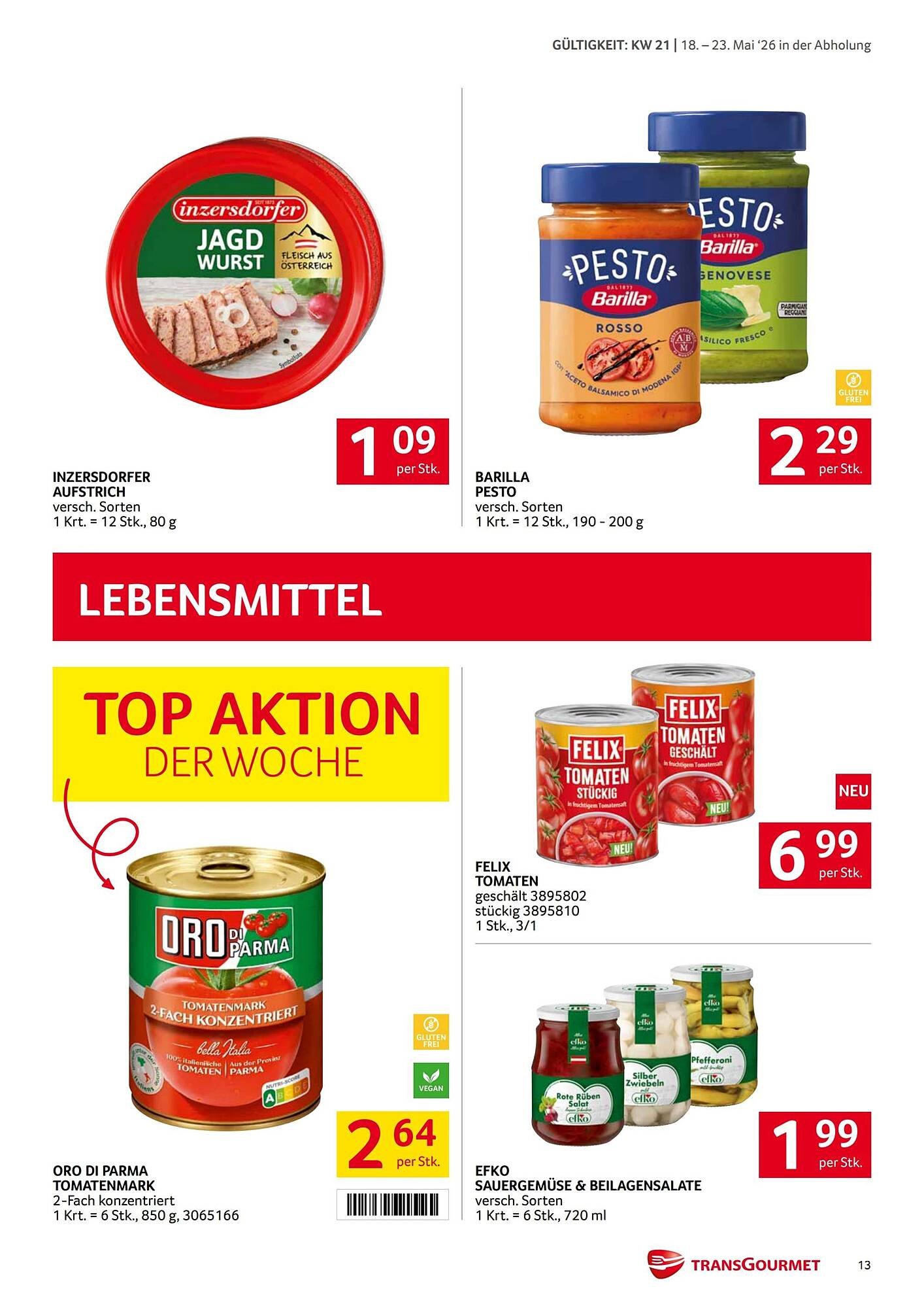 Transgourmet Flugblatt