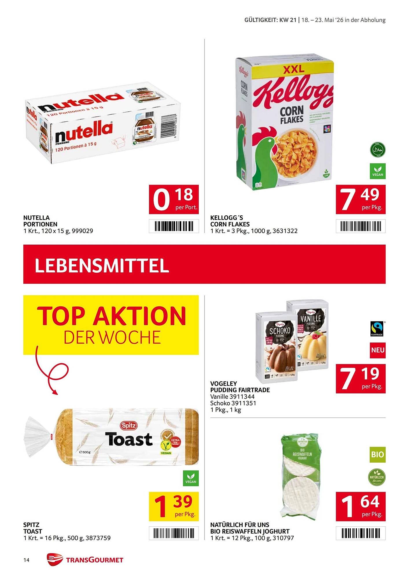 Transgourmet Flugblatt