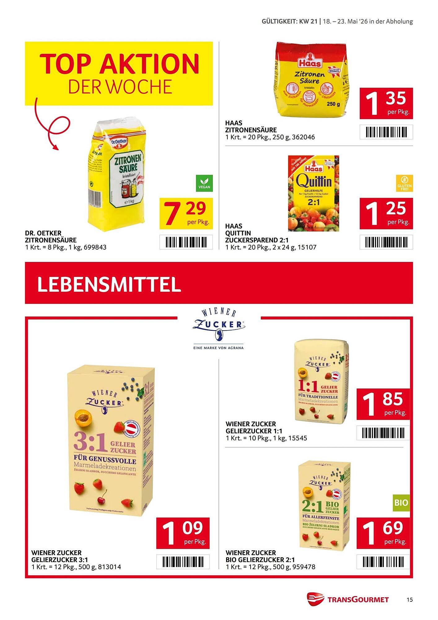 Transgourmet Flugblatt