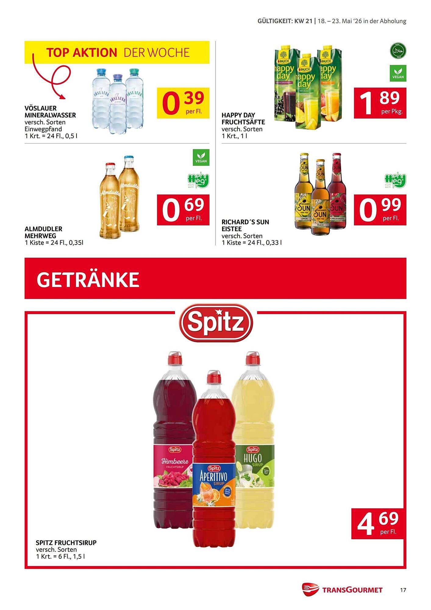 Transgourmet Flugblatt