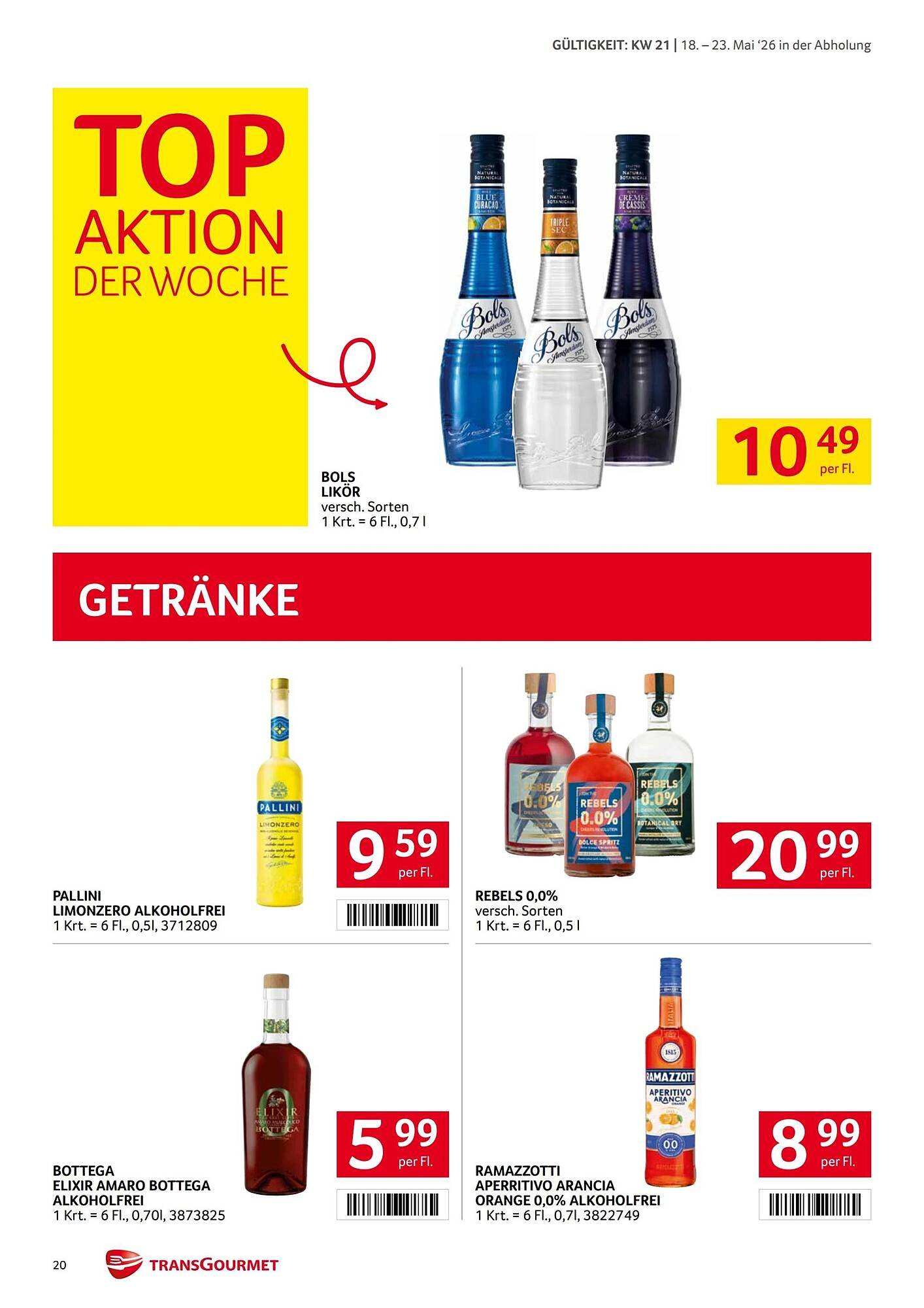 Transgourmet Flugblatt