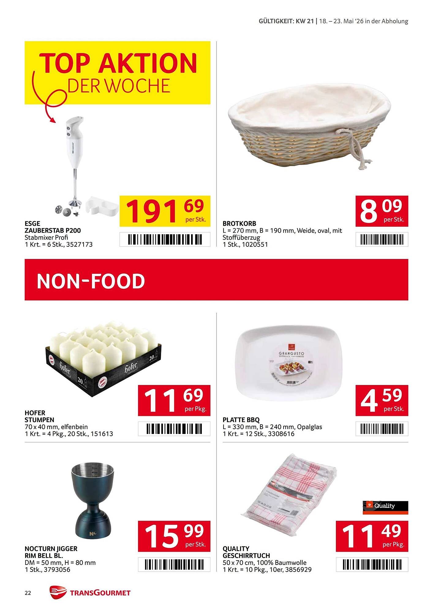 Transgourmet Flugblatt