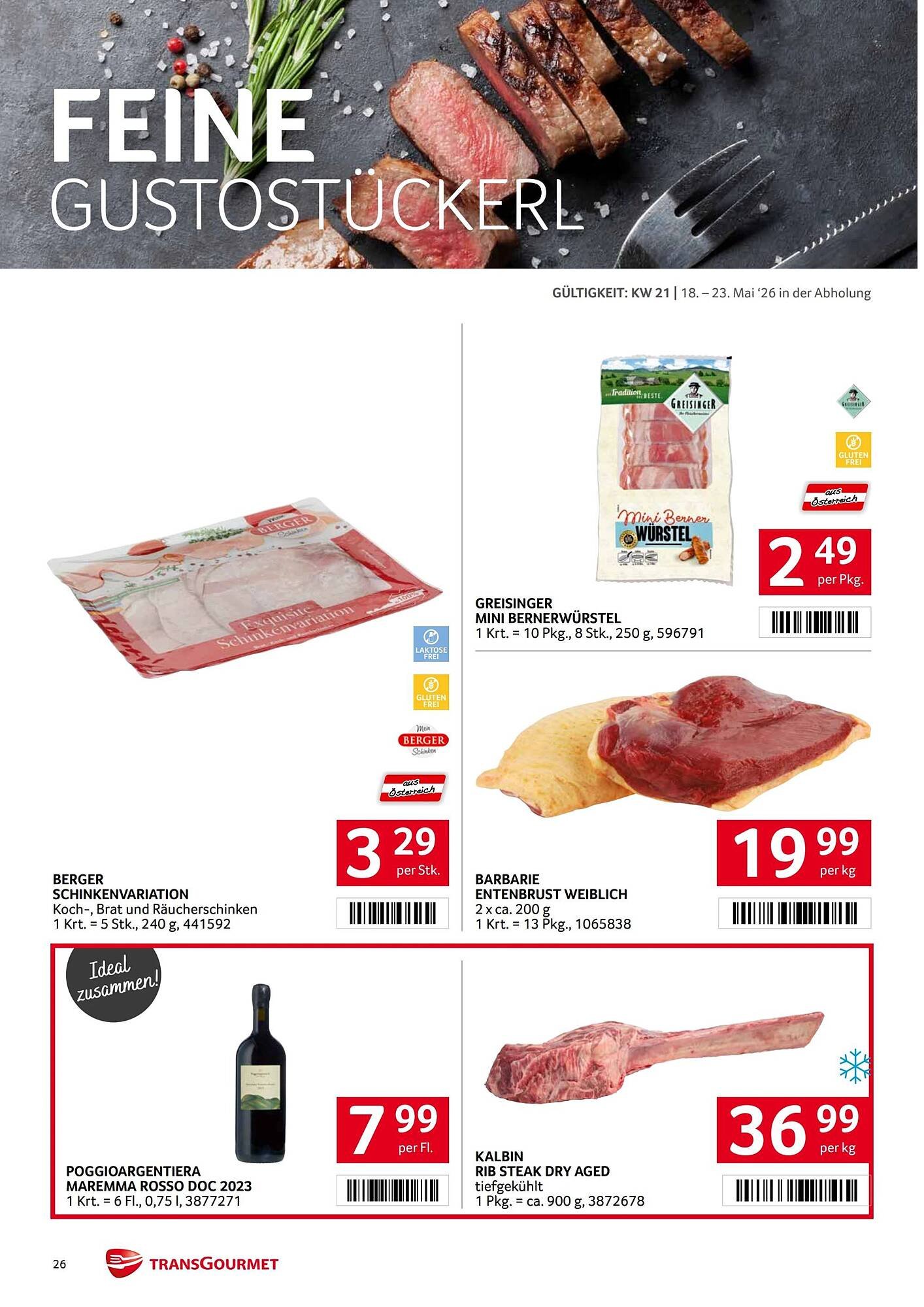 Transgourmet Flugblatt